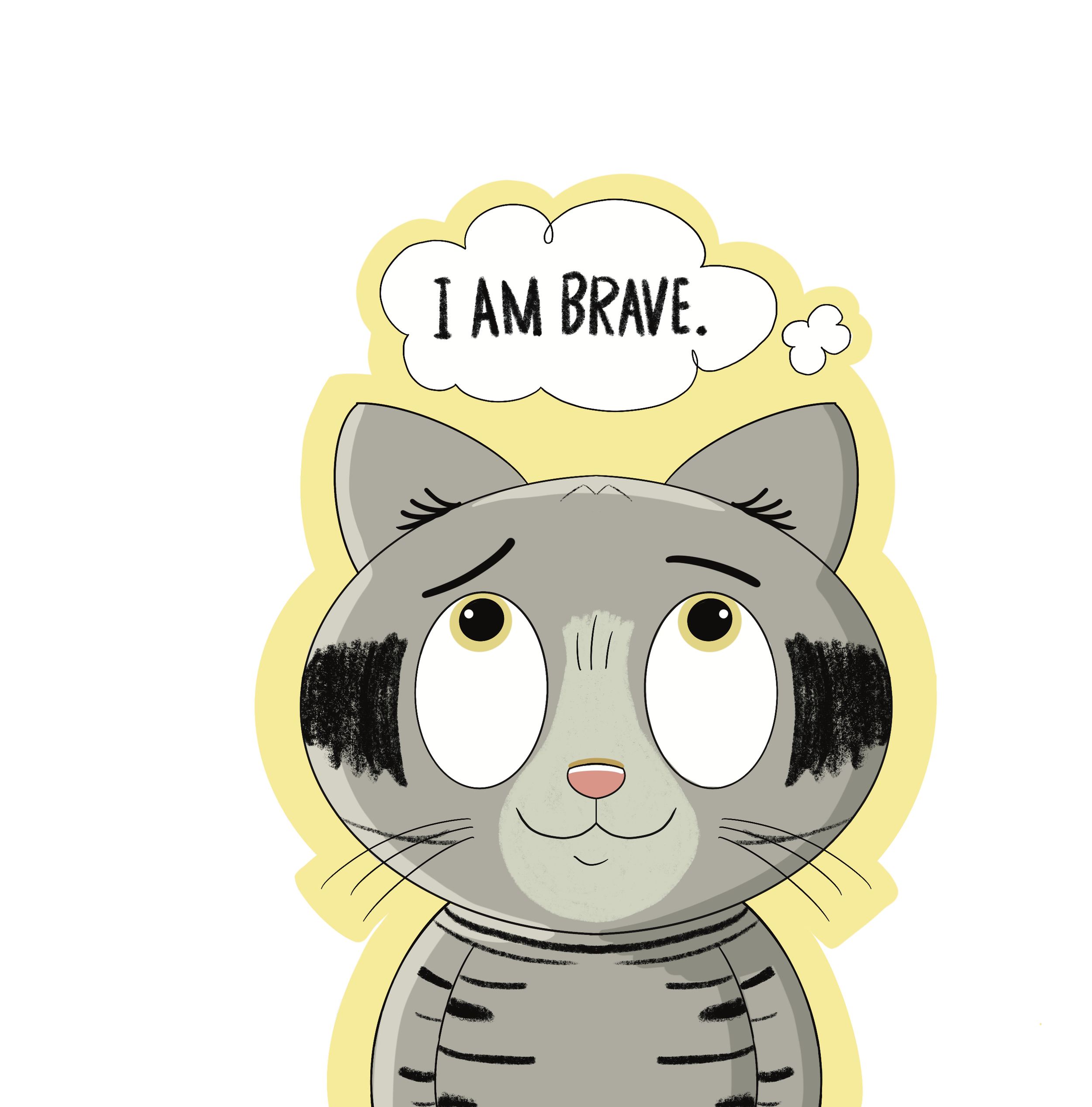 Sticker I Am Brave.png