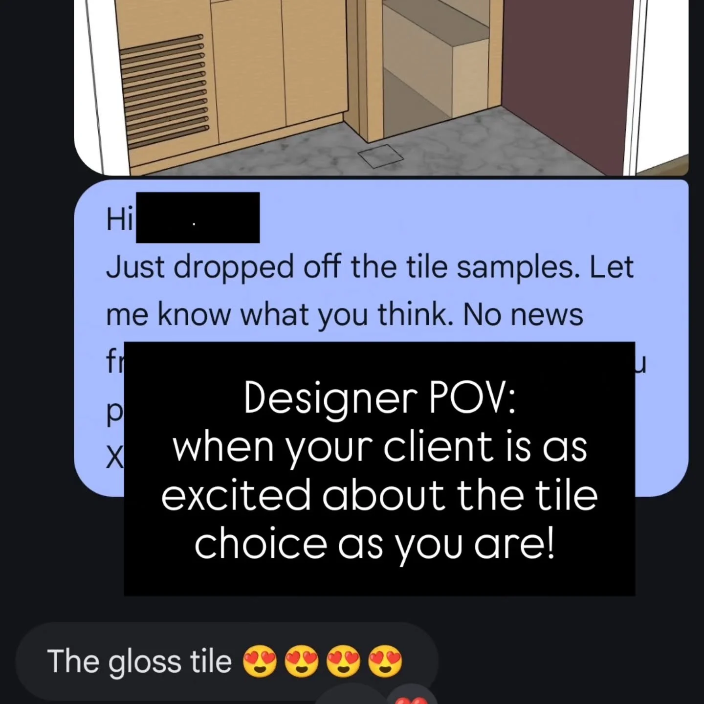 Designer POV: When your client is as excited as you about the tile choice 😍👌
...
...
@academytiles
...
...
#LoveMyJob #LoveMyClients #LoveMyProject #InteriorDesigner #InteriorDesignChoices #TileChoice #LaundryTiles #SpaTiles #DoubleBayProject #Comi