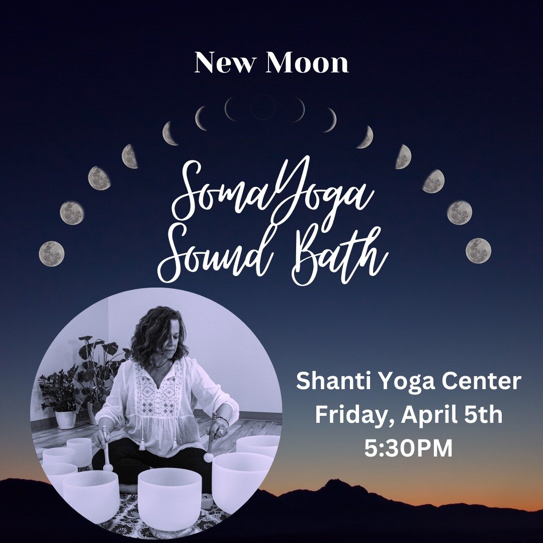 Our Ritual New Moon class IS the specialty class this month with Paula! 
*yes, this is a new post!😆

New Moon SomaYoga Sound Bath🌚
Friday, April 5, 7PM

This is always a sell out class for us and even better when it comes at the end of a long week.