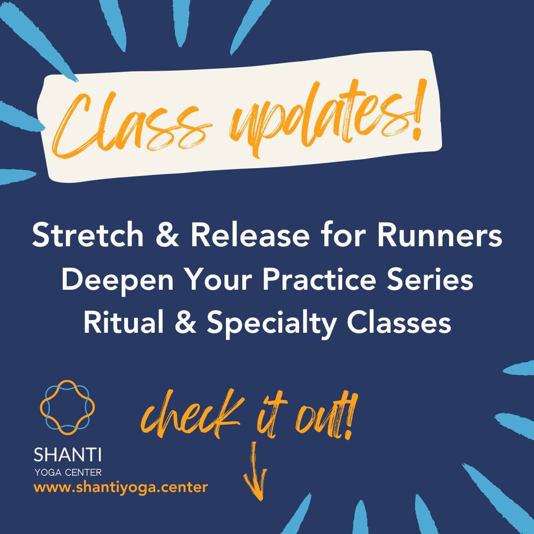 ✨ CLASS UPDATES - NEW SCHEDULE!

We're always thrilled to unveil our new classes each quarter! Our devoted teachers invest a significant amount of time and care into crafting these courses. We're looking forward to having you join us this month, and 