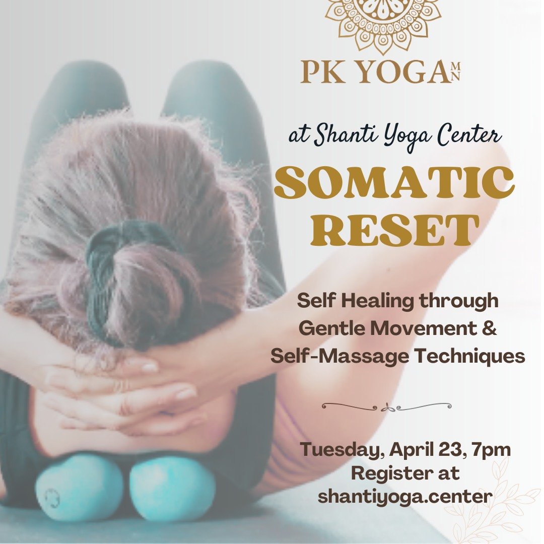 ✨Specialty Class Alert! Somatic Reset
Tuesday, April 23, 7PM

Somatic Reset - Self Healing through Gentle Movement and Self-Massage Techniques is a specialty class Paula leads once a month. It might be your next favorite class so come check it out!

