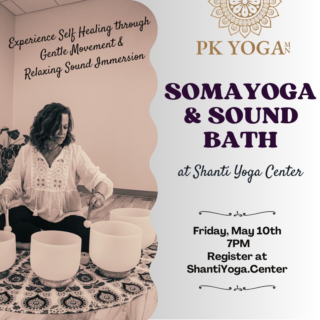 ✨Specialty Class Alert!✨
Soma Yoga &amp; Sound Bath
Friday, May 10, 5:30PM

One Friday a month we feature this specialty class. Join us for a unique and restorative yoga experience for all levels. This class combines the subtle, yet profound practice