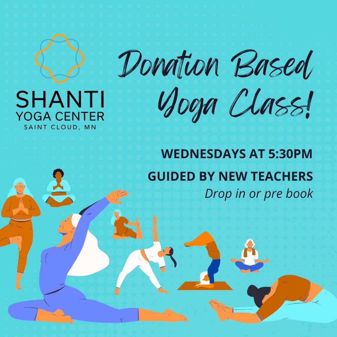 🧘&zwj;♀️ Donation-Based Yoga Class
Wednesdays at 5:30pm

Join us each week for a pay-what-you-can class led by new teachers in our yoga community! 💫
It&rsquo;s a chance for them to grow, guide, and connect, and for you to support and be supported.
