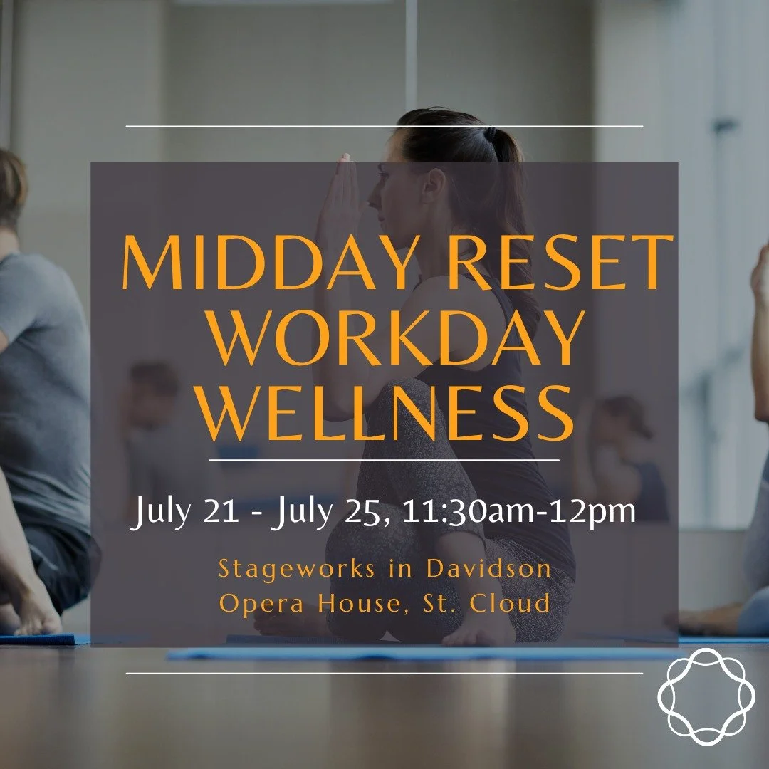 July 21-25 from 11:30am-12:00pm 
Midday Reset Sessions with Shanti Yoga Center
Located at the Pop Up Shop through @stageworksgsdc 
Take a break that actually helps. Join us for Midday Reset Sessions, short, refreshing 30 min session of movement, bre
