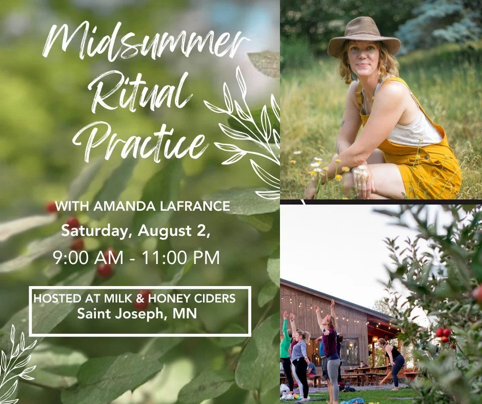 ☀️ Celebrate Midsummer with us @milkandhoneyciders 🌿
Saturday, August 3 | St. Joseph, MN
As the sun peaks and Lammas (Lughnasadh) approaches, we gather to honor the season’s abundance and the fruits of our personal and collective growth. 🌾💛