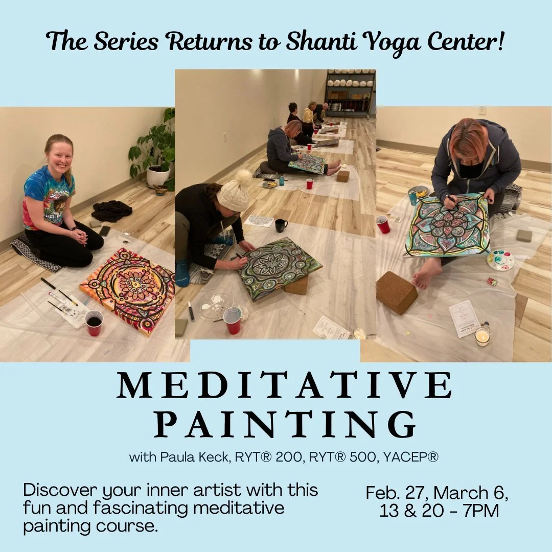 Discover your inner artist in this playful, soul-soothing meditative painting series.
Each week begins with a guided meditation to quiet the mind and spark inspiration, gently leading you into a creative, intuitive painting practice.

Working on the 