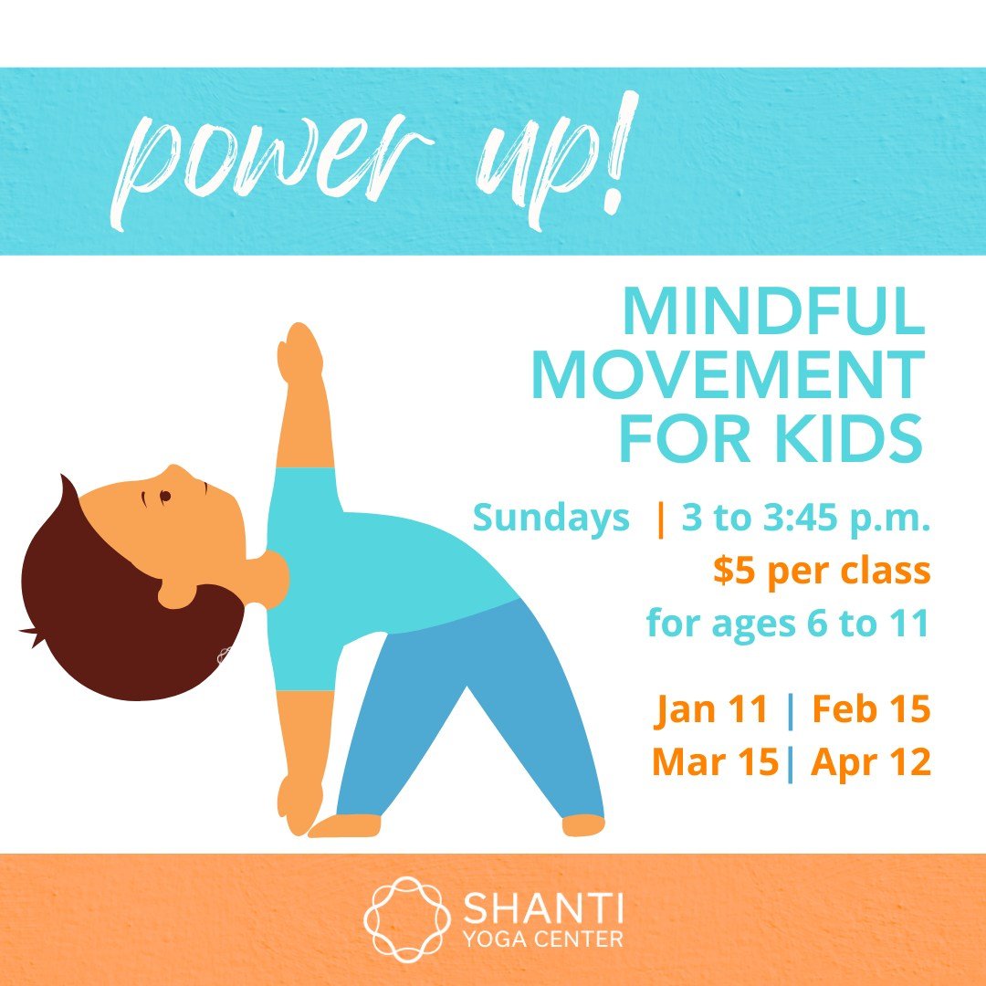 Mindful Movement for Kids ✨
Sunday, April 12th (our last class of the season!)

Calling all kids ages 6&ndash;11! This playful, confidence-building class is a space to move, breathe, and just be you.

🌈 We&rsquo;ll stretch and move our bodies to fee