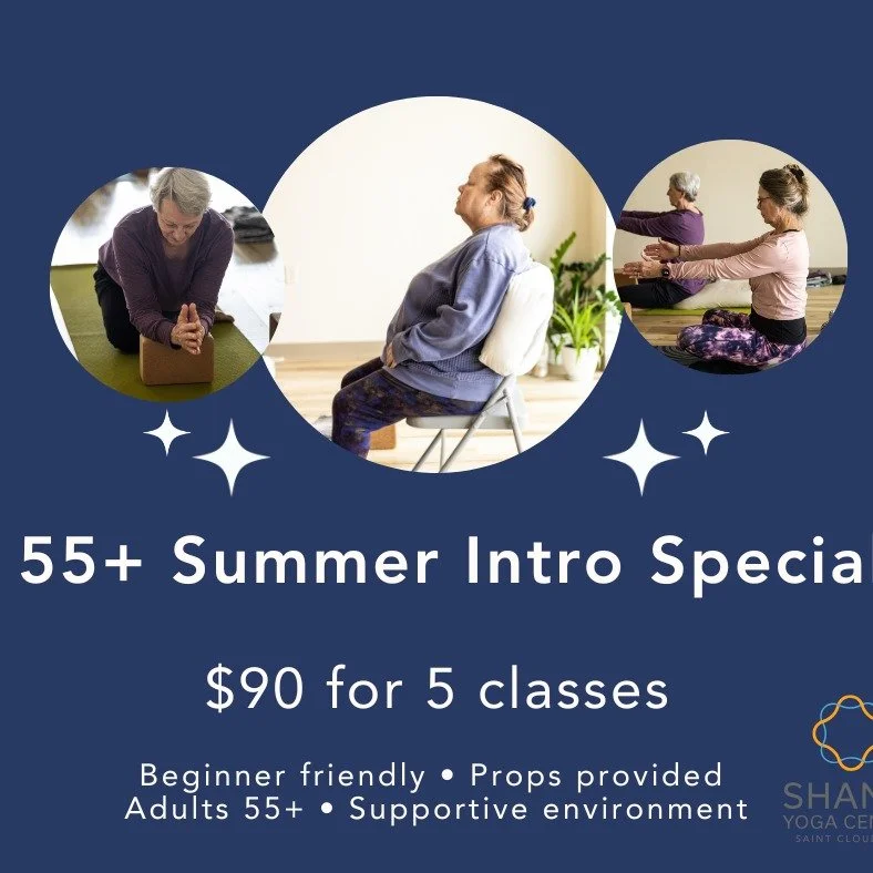 ✨ NEW for Summer ✨

Our 55+ Summer Special is here!
☀️ 5 classes for $90

With several classes already on our weekly schedule that support our 55+ students, plus a NEW Thursday 10am class starting in June, there are plenty of ways to stay moving this