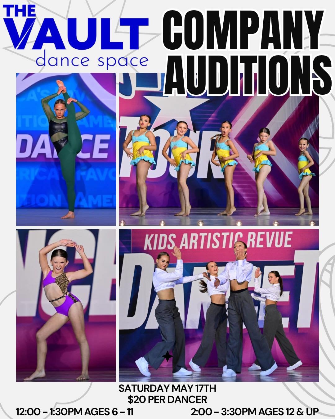Season 3… let’s goooo π«π€πΌ
The Vault Dance Space is gearing up for another epic year and we want YOU on our team! We’re all about good vibes, hard work, and making magic together. Think you’ve got what it takes? Come to aud