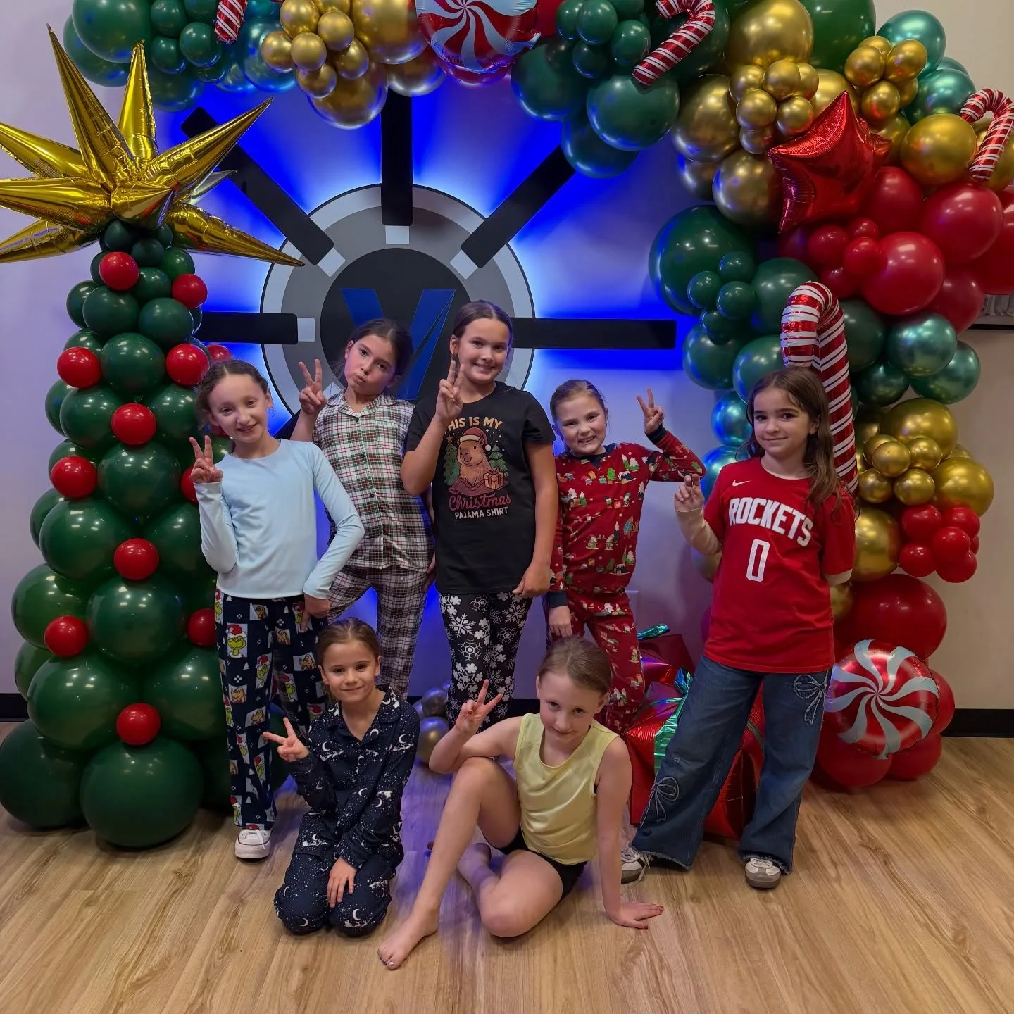 PJ DAY 🧦 having the best spirit week so far! Thanks @anaifeh1 for the balloons! We love them!!