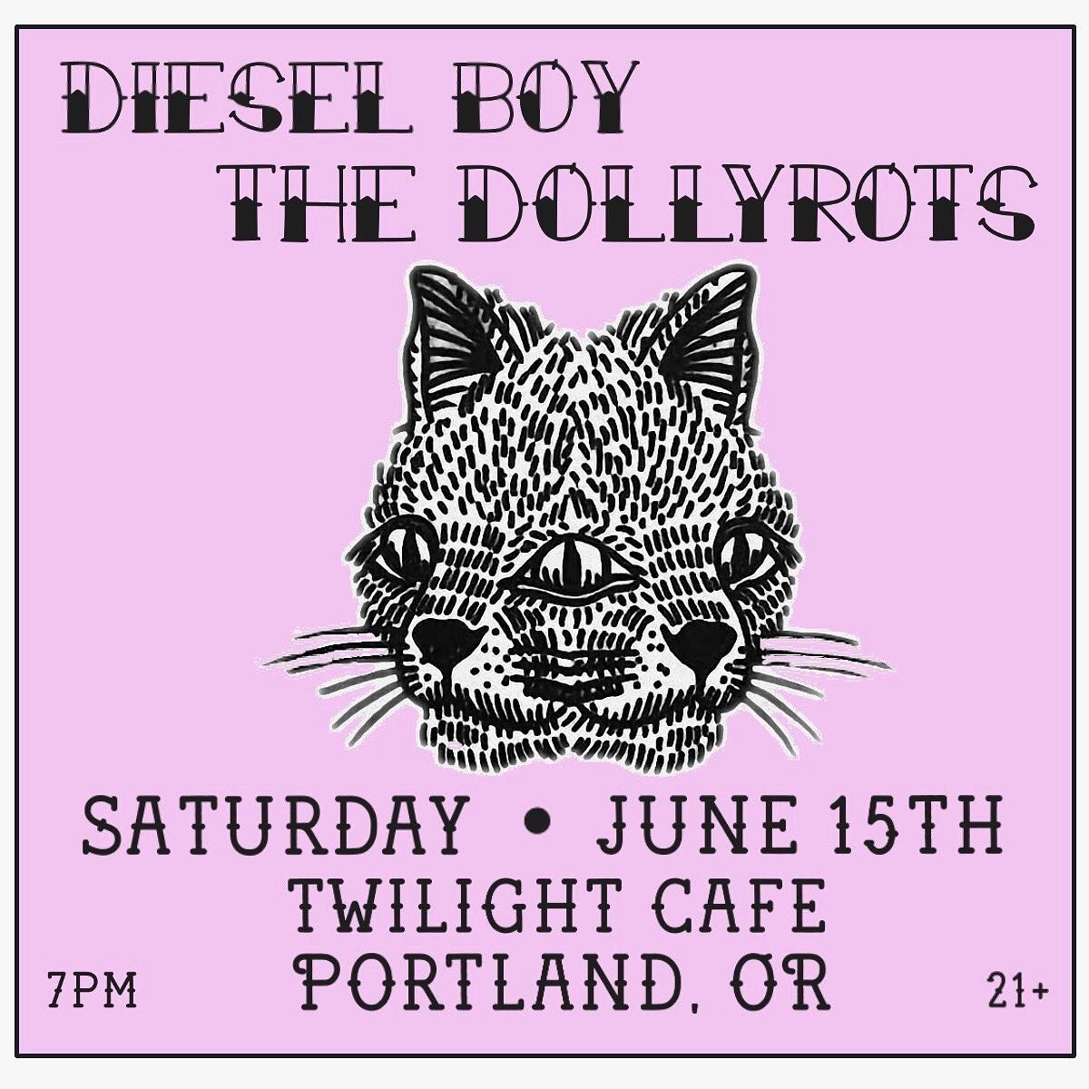 Hey Portland, tickets are on sale now for our show with @thedollyrots at @twilightcafeandbar on Saturday, June 15. It&rsquo;s gonna be a great combo! Link for tix in our bio.