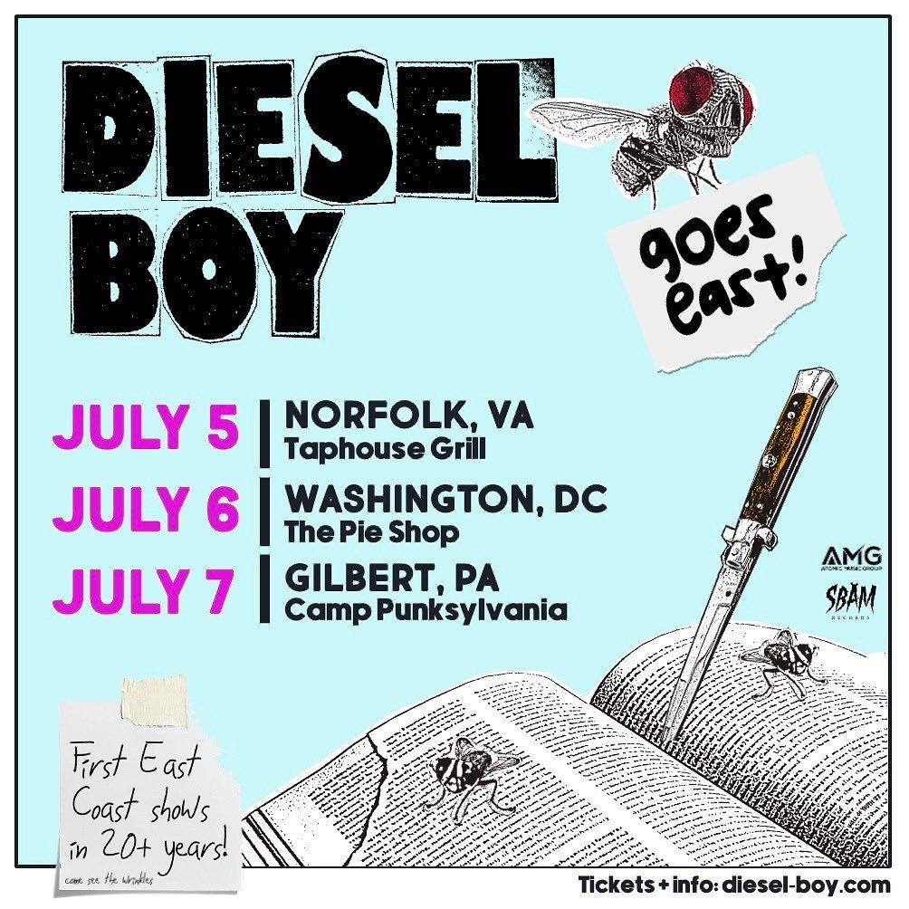 Not quite as exciting as a complete solar eclipse, we&rsquo;re none the less very stoked to announce a new pair of shows on the east coast. Along with the already announced @camppunkslvania on July 7th, we&rsquo;ll be hitting Norfolk, VA and Washingt