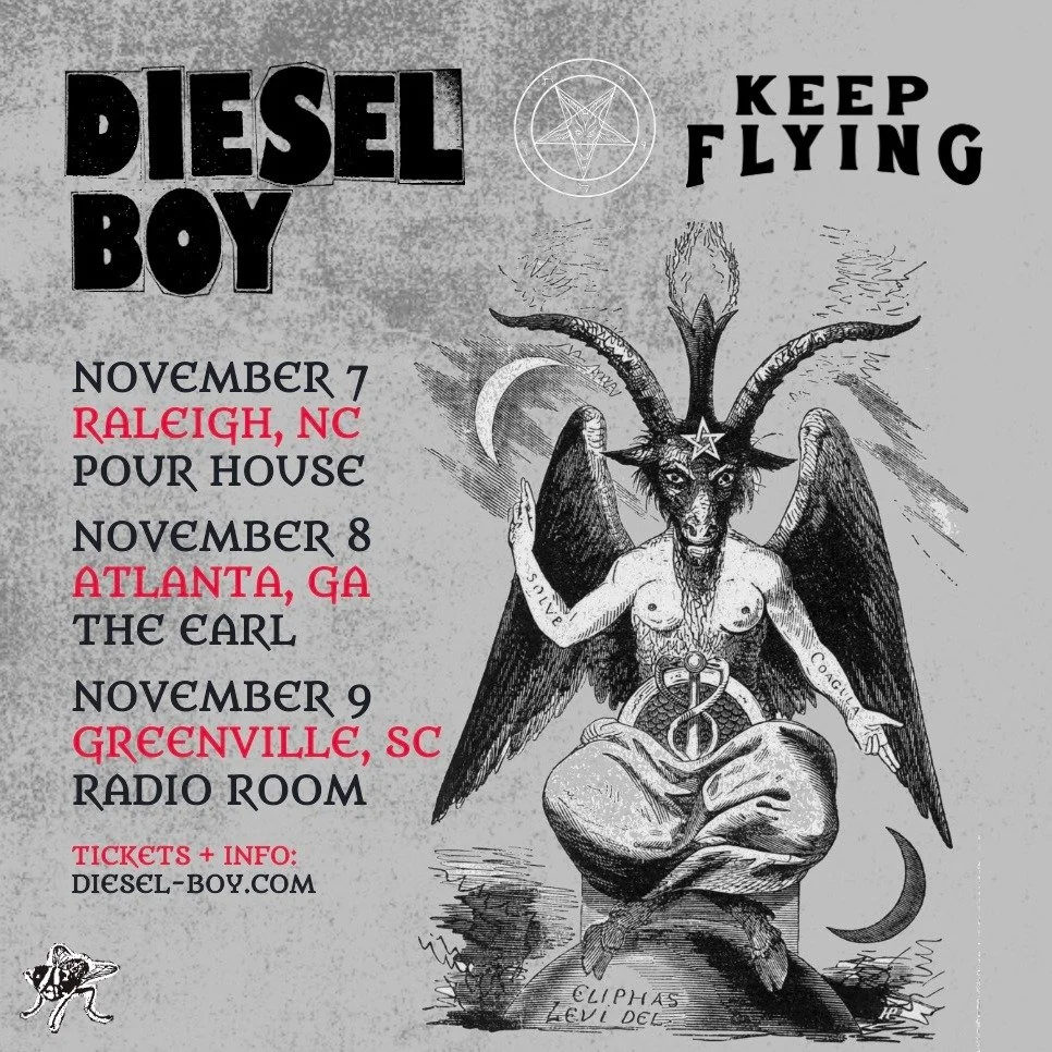 We're cruising through the SE next month with @keepflyingband and we haven't hit any of these spots in decades! We hope you can make it out! You can grab tickets from the links in our bio.

Nov 7 &bull; Raleigh, NC &bull; @thepourhouse
Nov 8 &bull; A