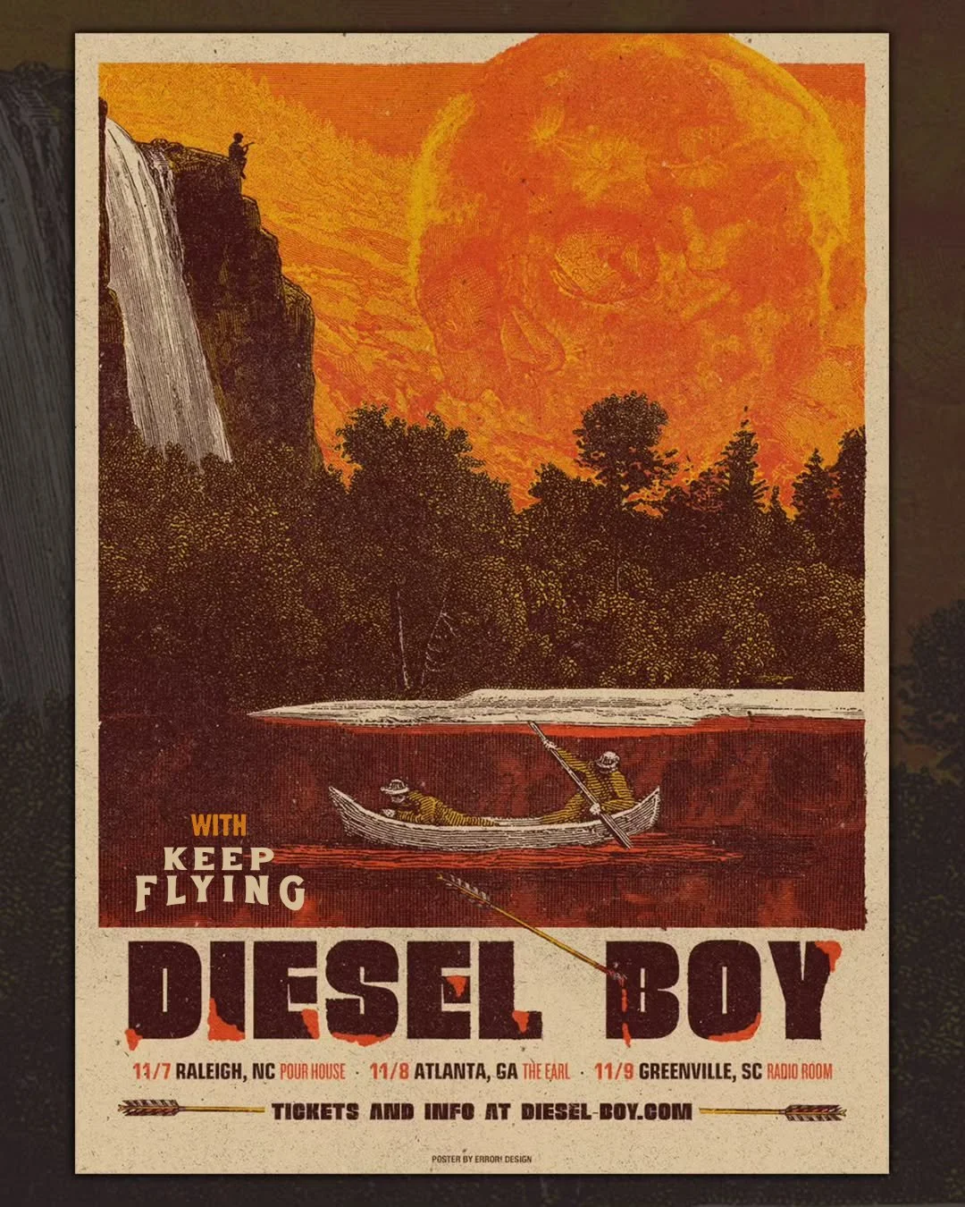 Coming up this weekend! Last chance to save a few bucks and grab tickets in advance from the link in our bio. All three shows with the bros from @keepflyingband 

Nov 7 &bull; Raleigh, NC &bull; @thepourhouse
Nov 8 &bull; Atlanta, GA &bull; @badearl
