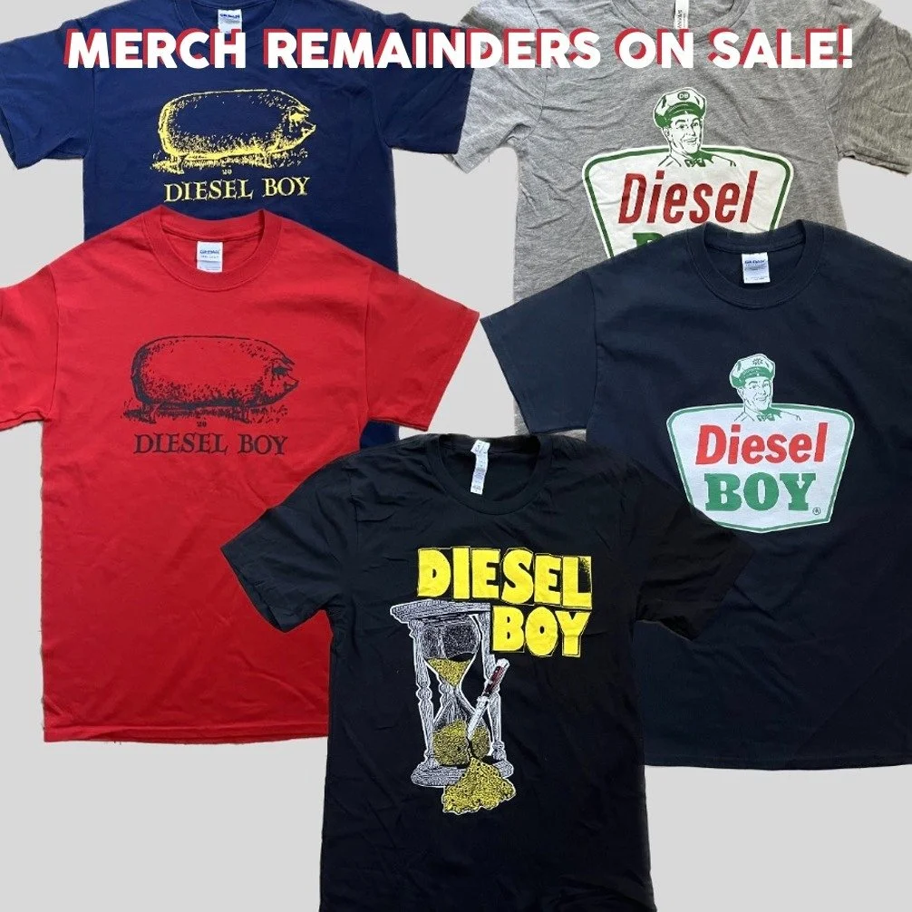 This week, all of old tees are on sale at our Bandcamp page! Each design has limited sizing available, and once these are gone they won't be back. Shipping available to the US only, sorry. Link to buy in our bio.