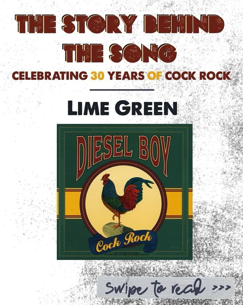 Continuing our celebration of Cock Rock&rsquo;s 30th b-day this year, here are some tidbits about the second song on the album, &ldquo;Lime Green.&rdquo; Swipe through to read the story.