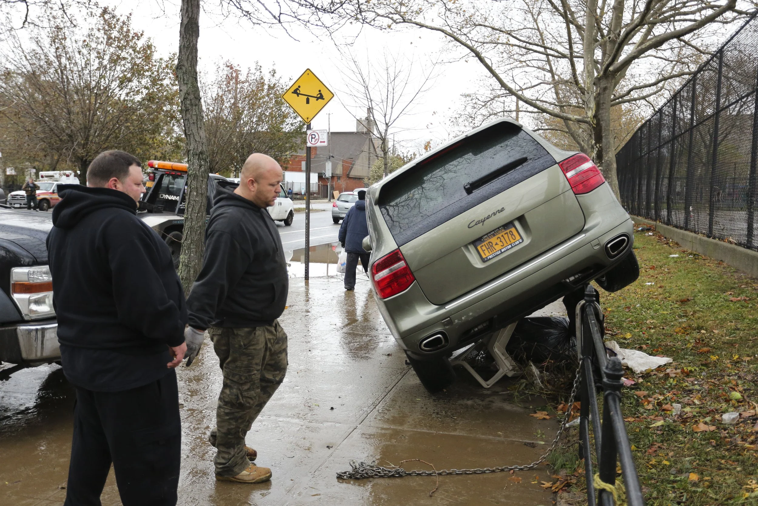 Hurricane Sandy Aftermath in Brooklyn 29 Flipped Car Photo by Vito Fun.JPG