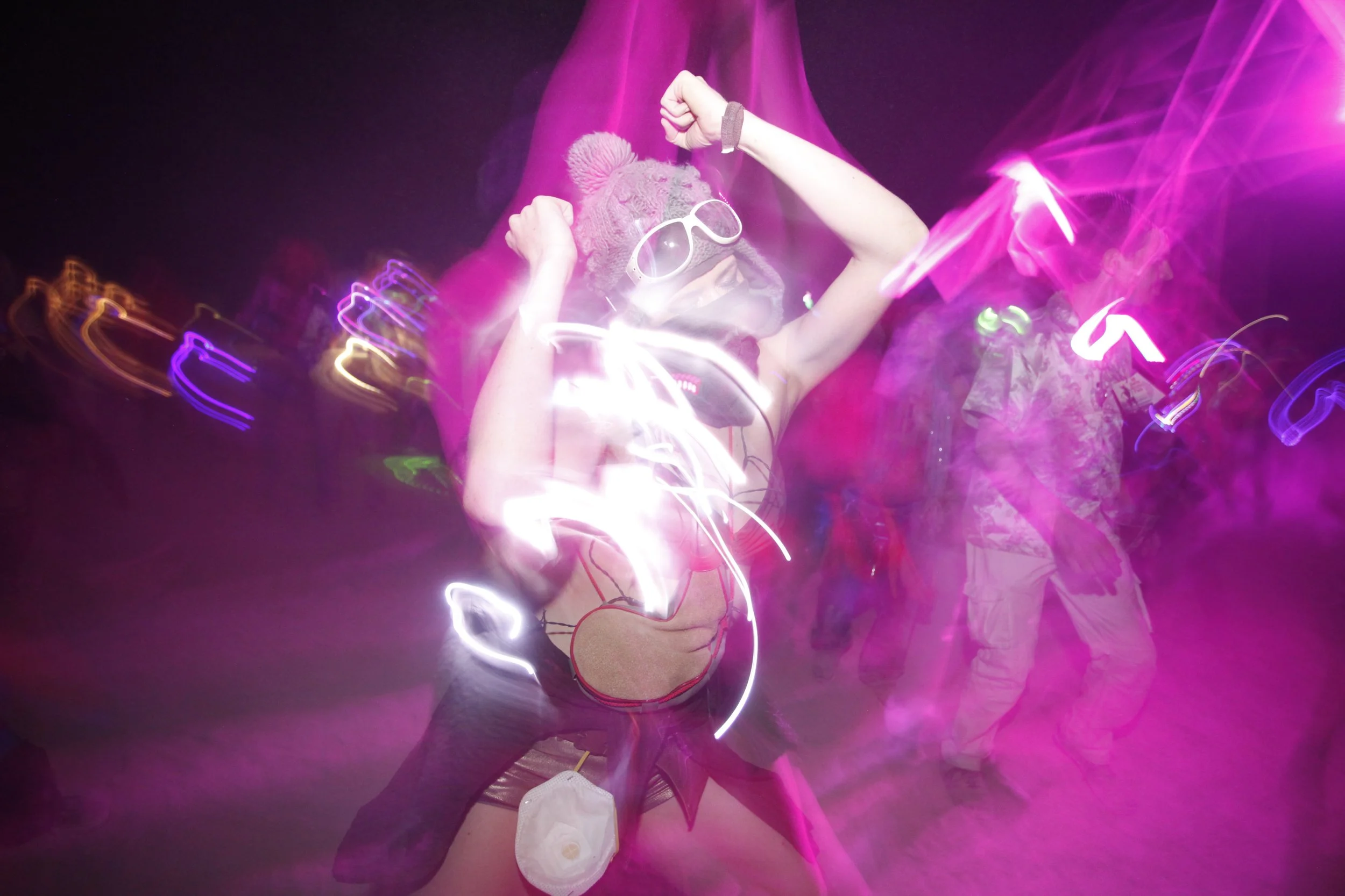 Burning Man 2011 7; Disorient Dancer.JPG