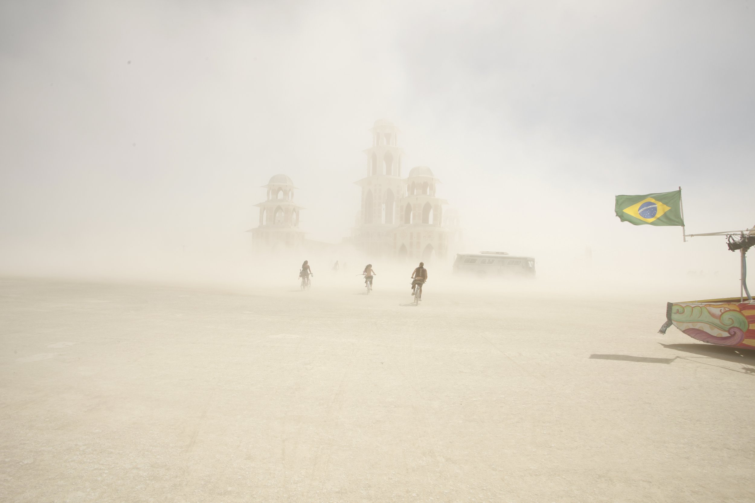 Burning Man 2011 47; Temple Dust Storm.JPG