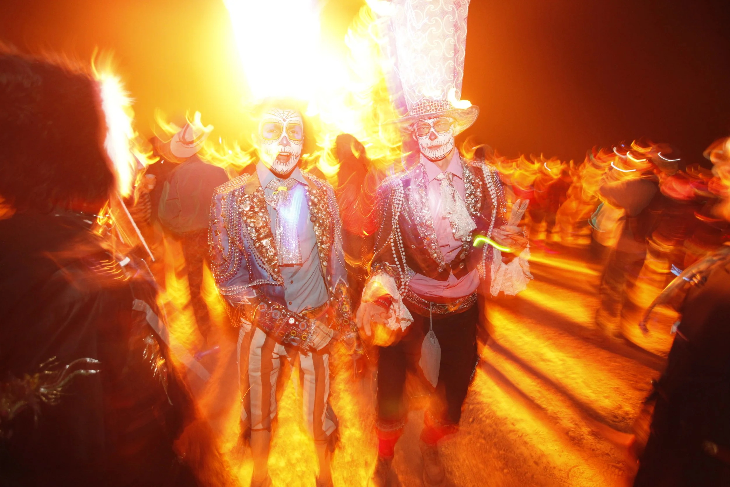 Burning Man 2011 389; Chic Dia De Los Muertos.JPG