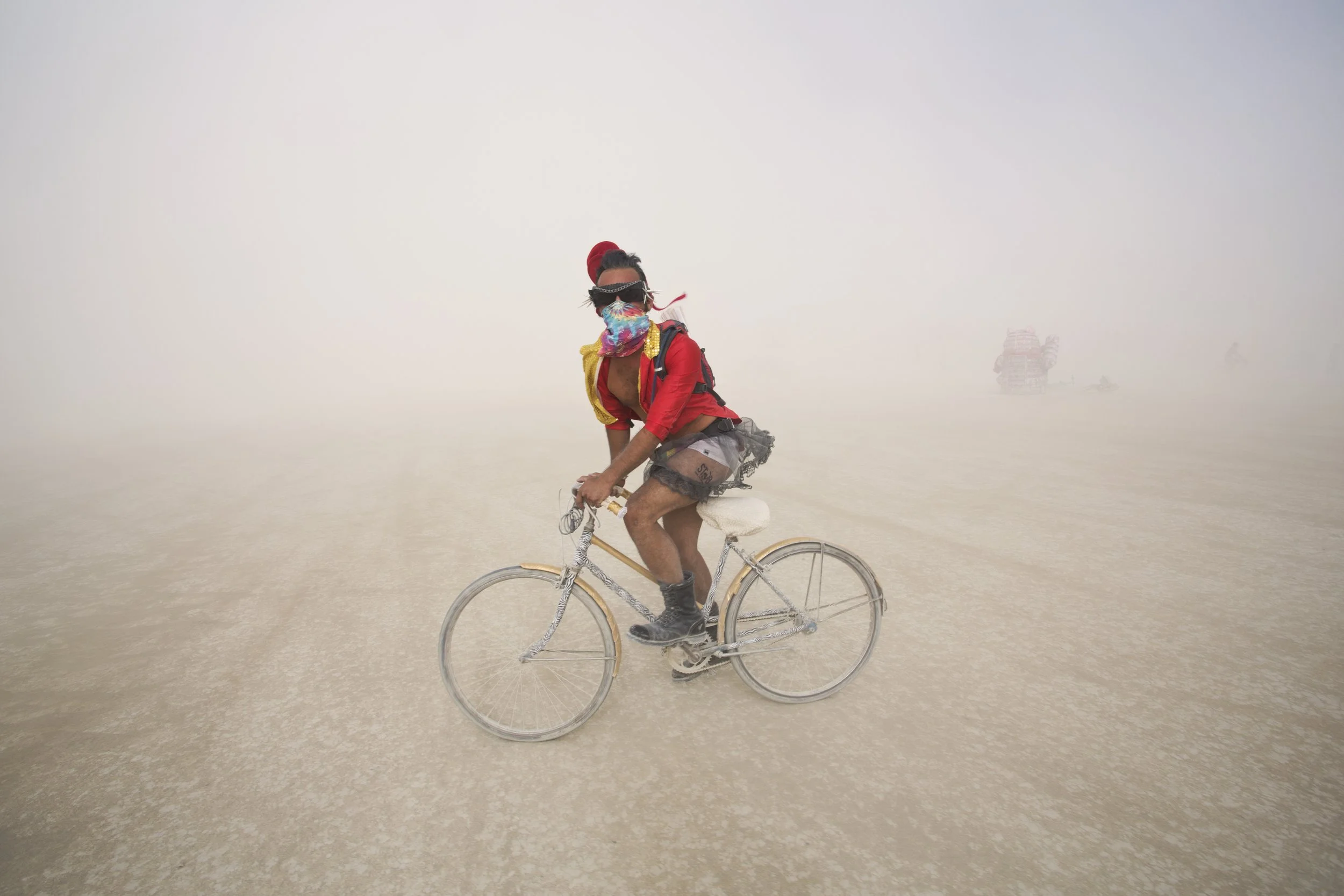 Burning Man 2012 37; Robert Bike Whiteout.jpg
