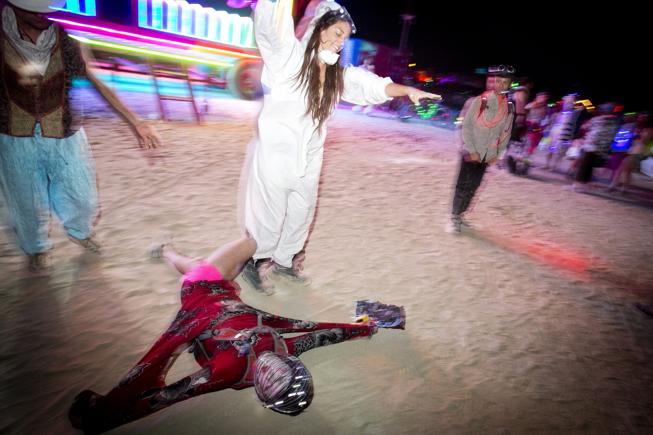 Burning Man 2013 158 ; Stephan Ground Dancing Girl.JPG