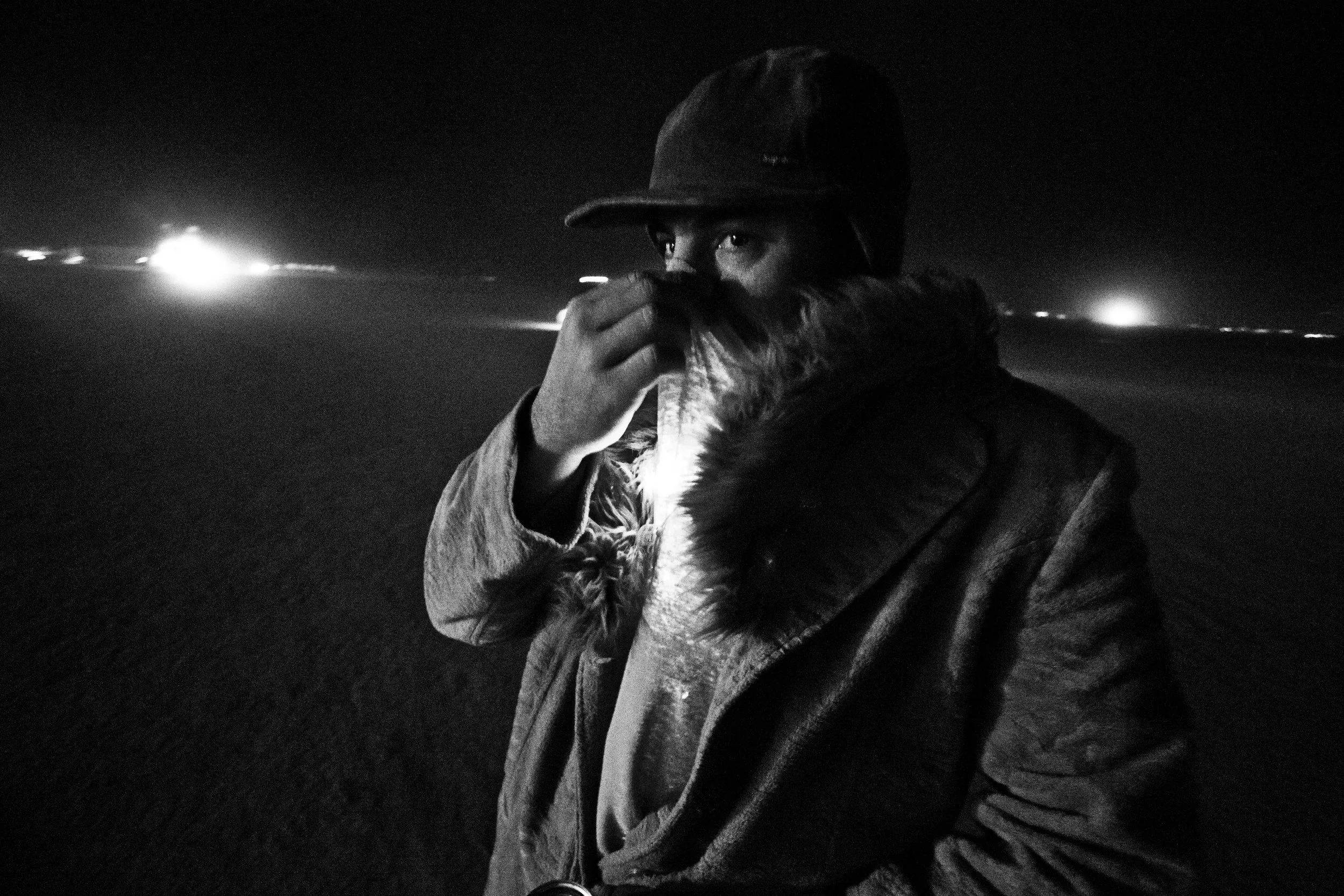 Burning Man 2013 341; Logan Portrait Black & White.JPG