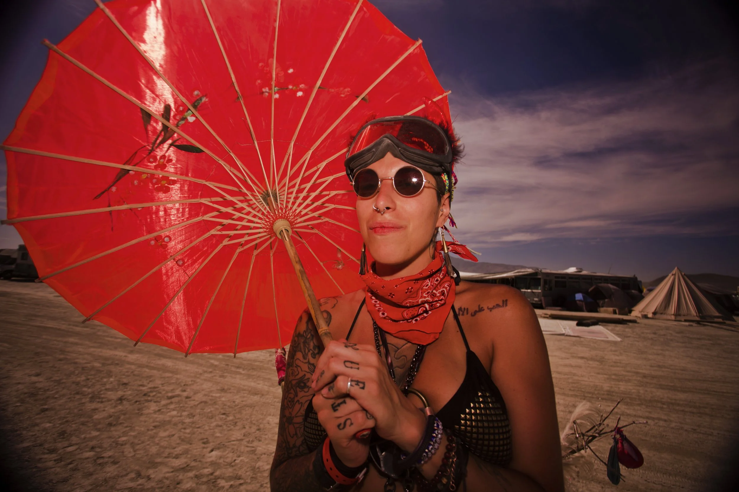Burning Man 2015 57; Heather Umbrella.jpg
