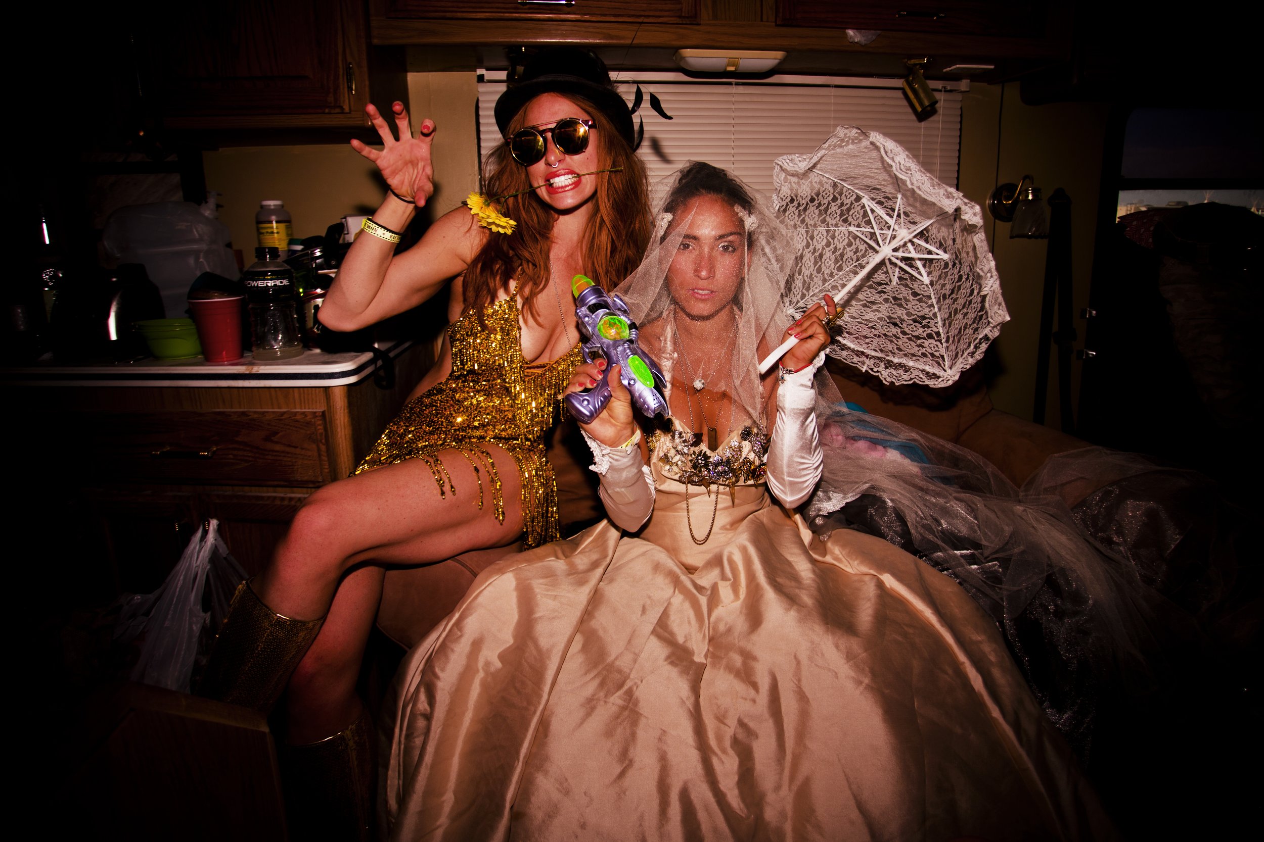 Burning Man 2015 67; Robin Stephan's Wedding Robin Jessica RV.jpg