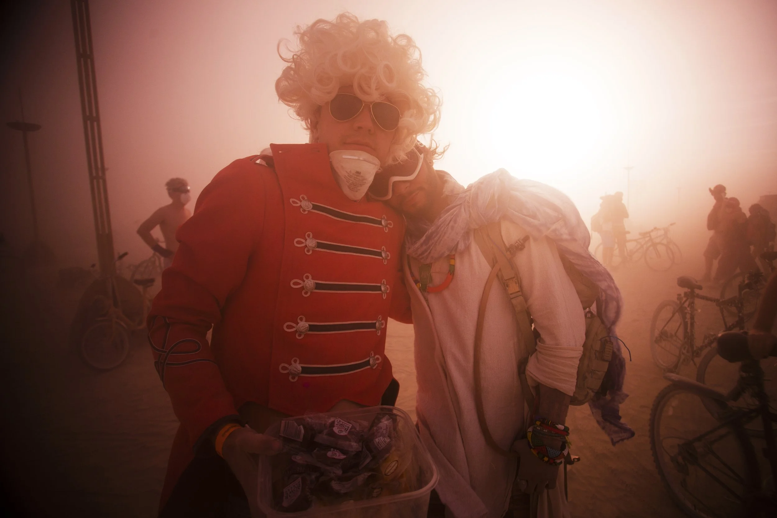 Burning Man 2015 151; Playa Dust Storm Cesar Sunset.jpg