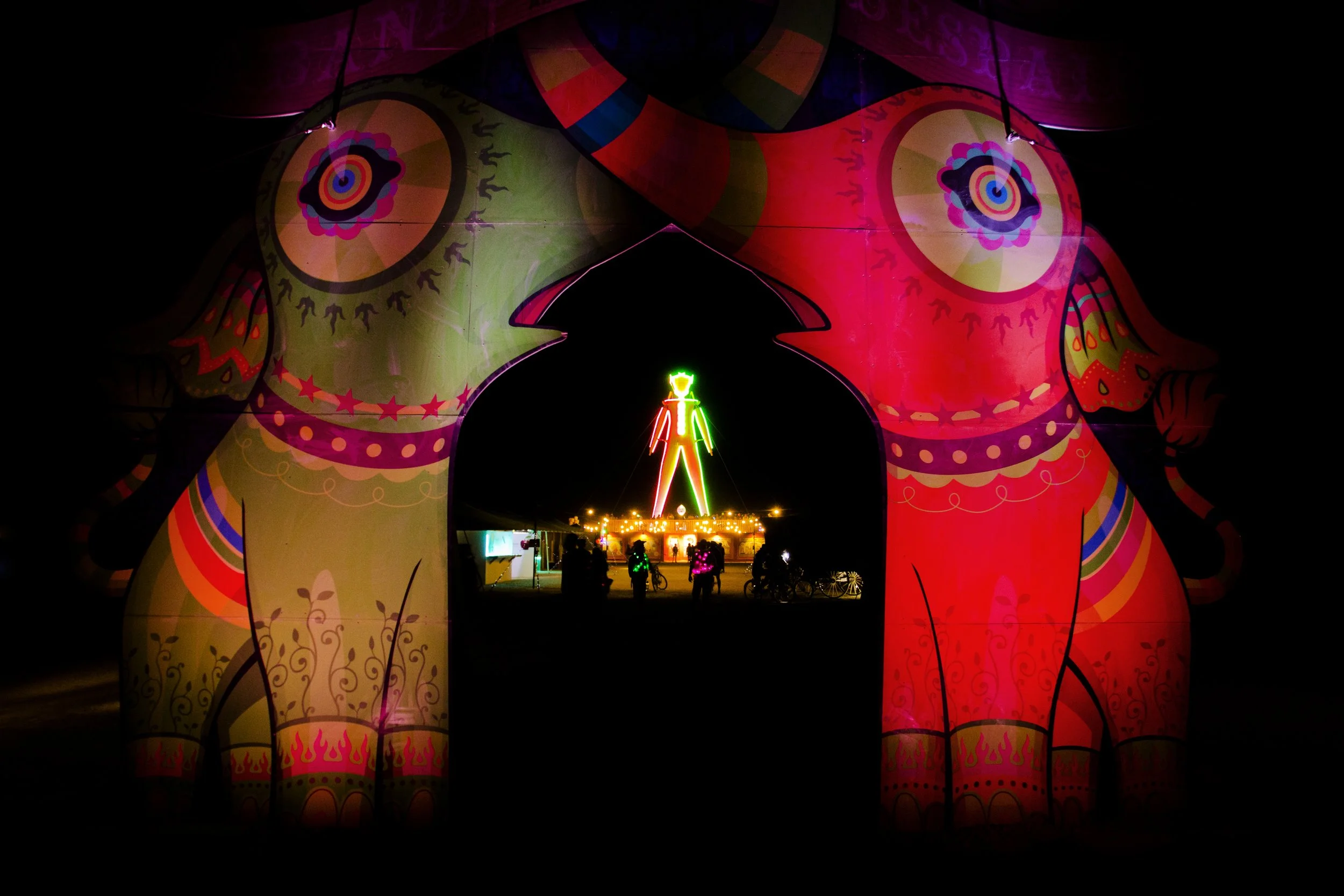 Burning Man 2015 182; Pavilion Gates Night.jpg