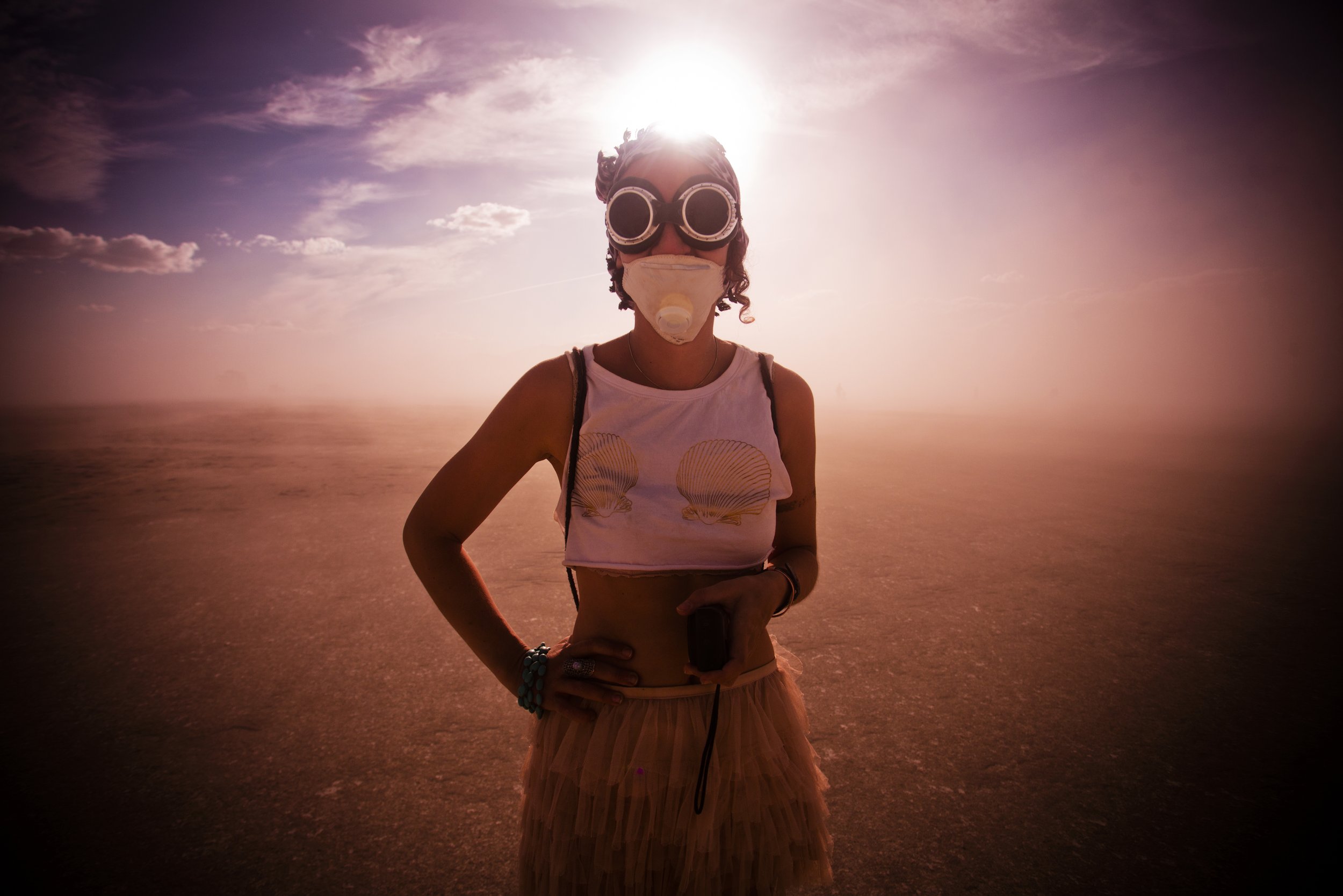 Burning Man 2015 226; German Girl Sunset Playa.jpg