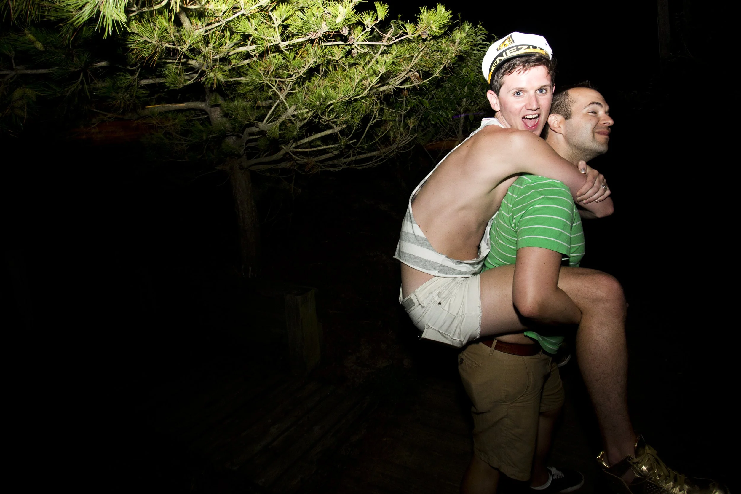 Fire Island Pines - Pines Party 2013 79; Piggyback Ride Photo by Vito Fun.JPG
