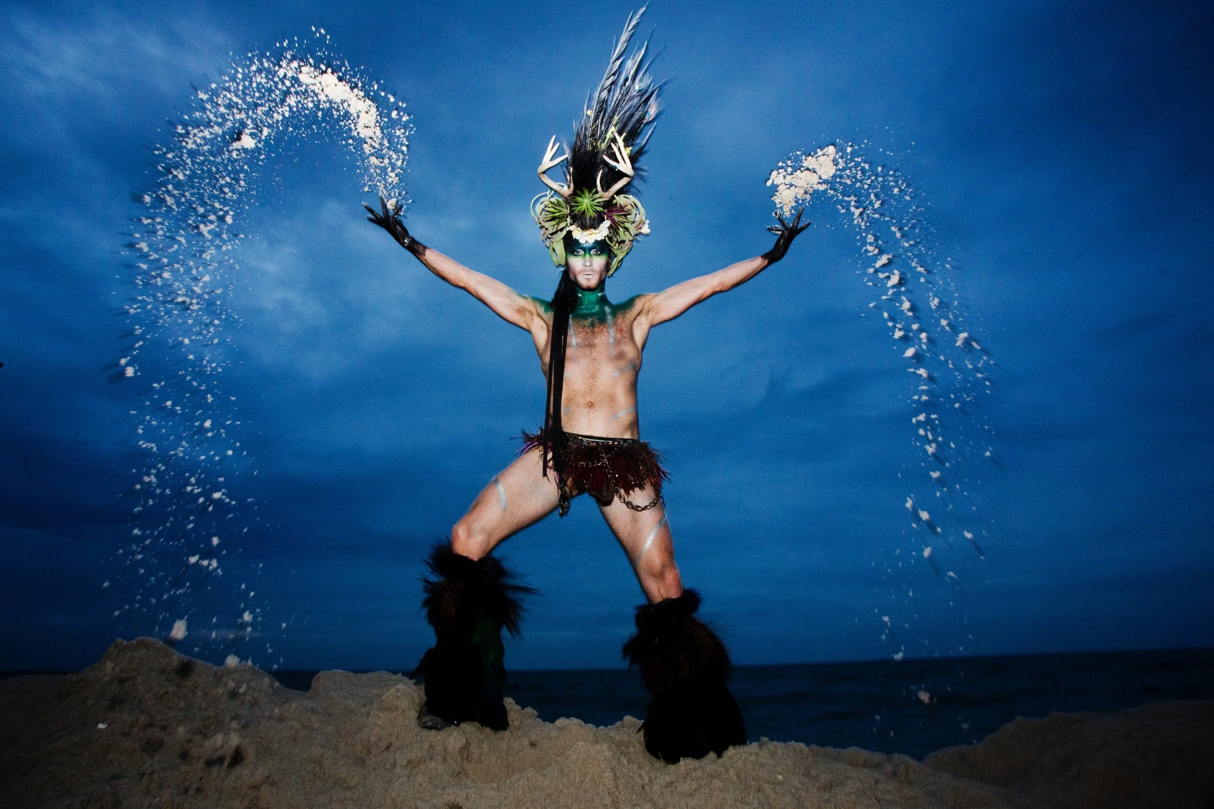 Fire Island Pines - Pines Party Weekend 2017 153; Darrell Sunrise Sand Ocean Photo by Vito Fun.jpg