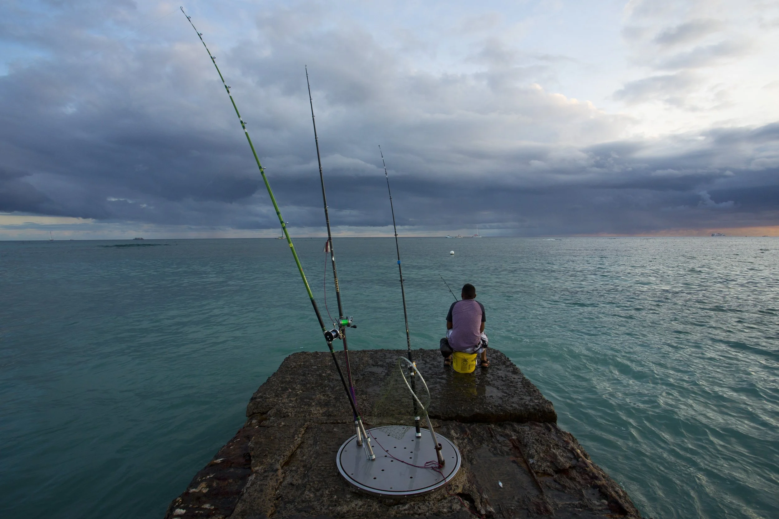 Hawaii June 2016 12; Fishermen Storm Clouds Photo by Vito Fun.jpg