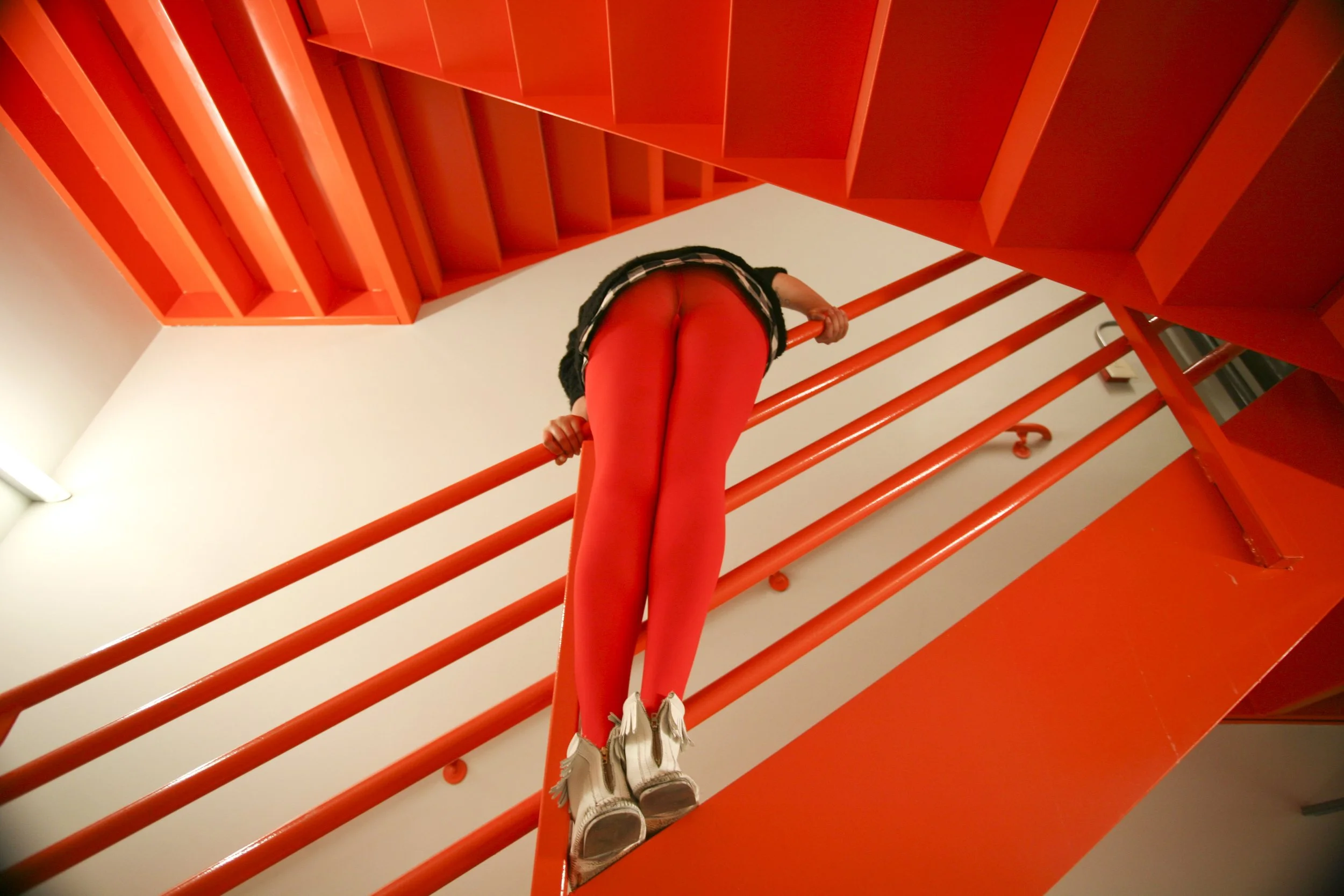 Seattle October 2008; Rem Koolhaas' Library Jessica Staircase 3.jpg