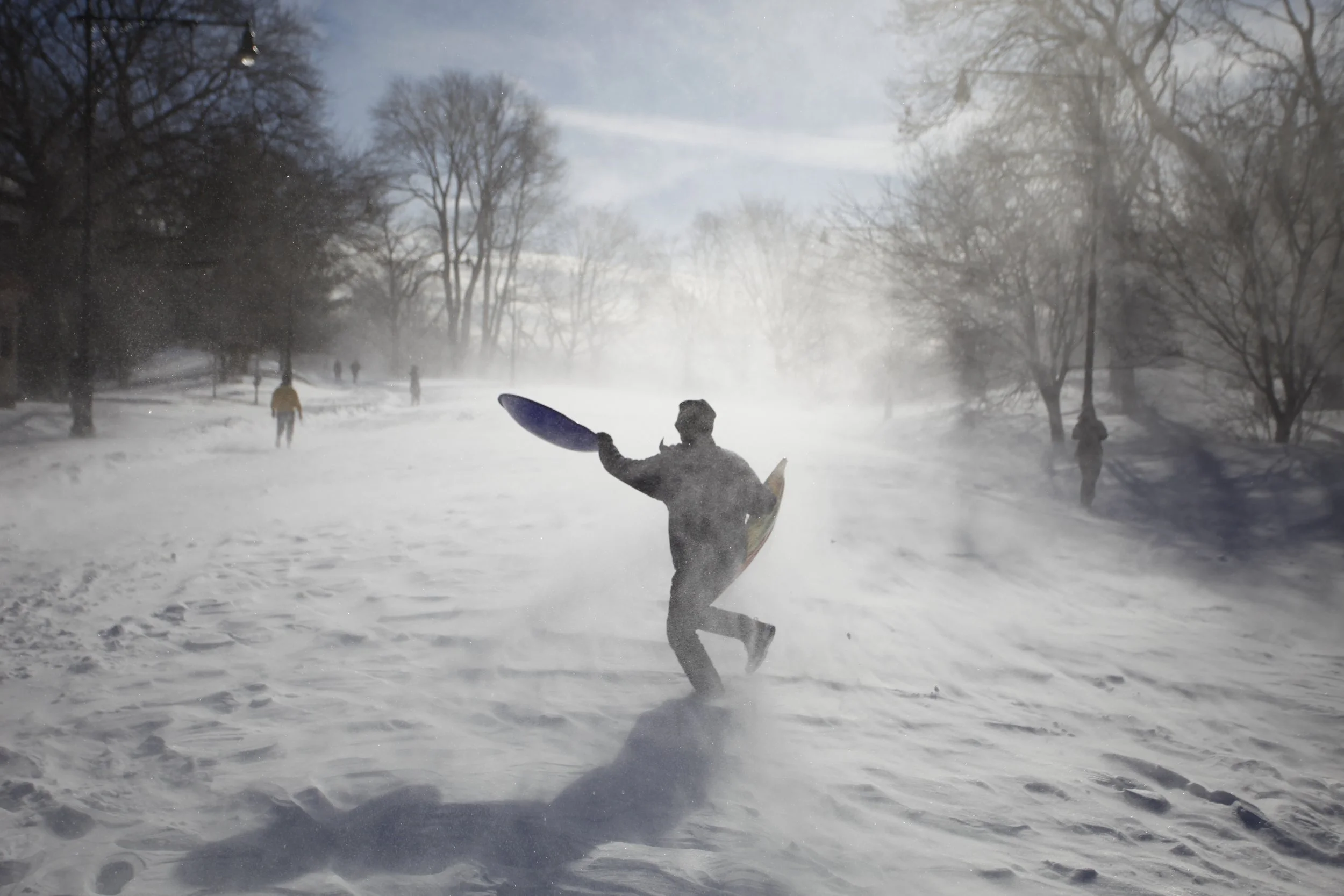 Snowmageddon 2010; Sledder Streets.JPG