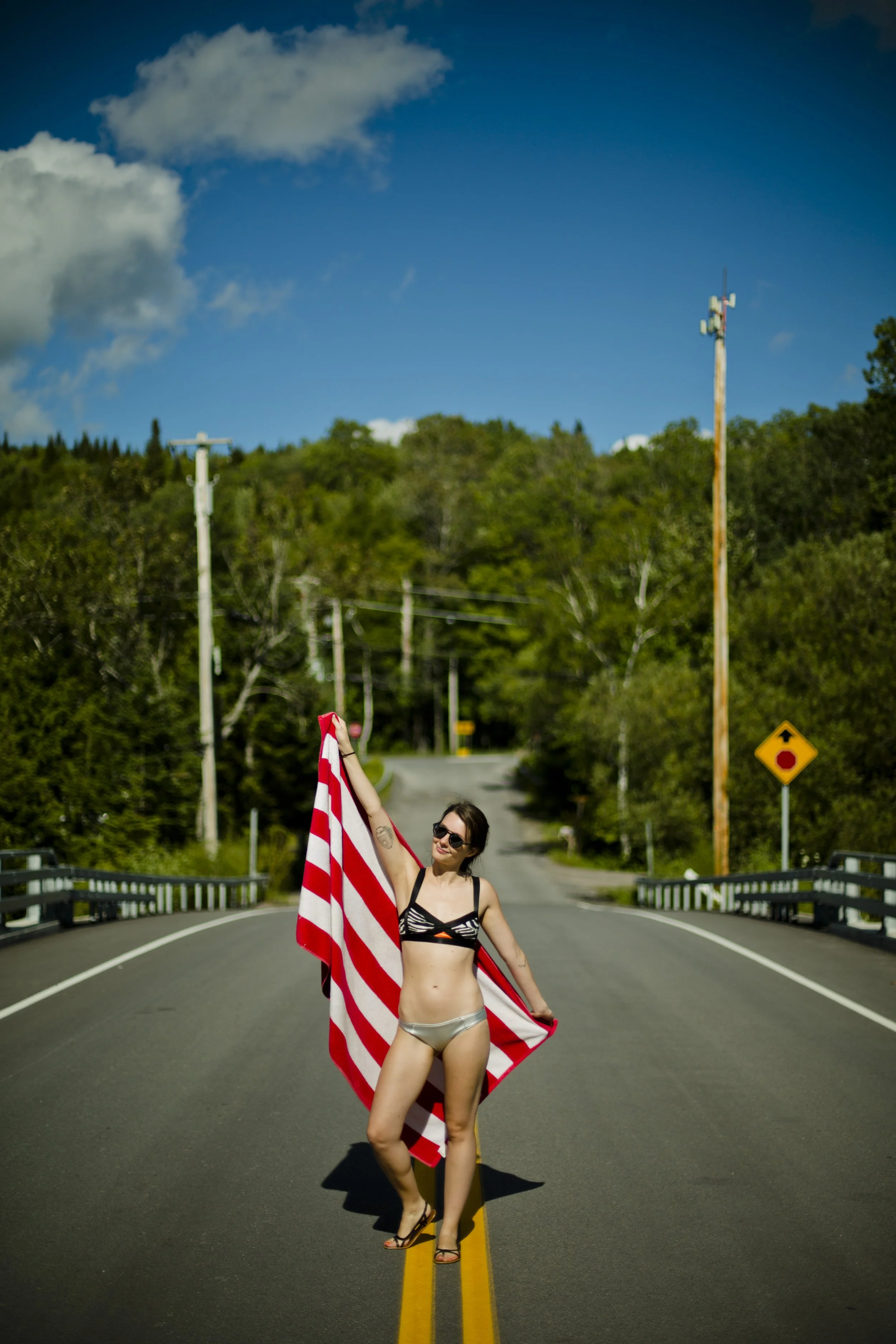 Adirondacks 2015 52; Christina Bridge American Flag.JPG