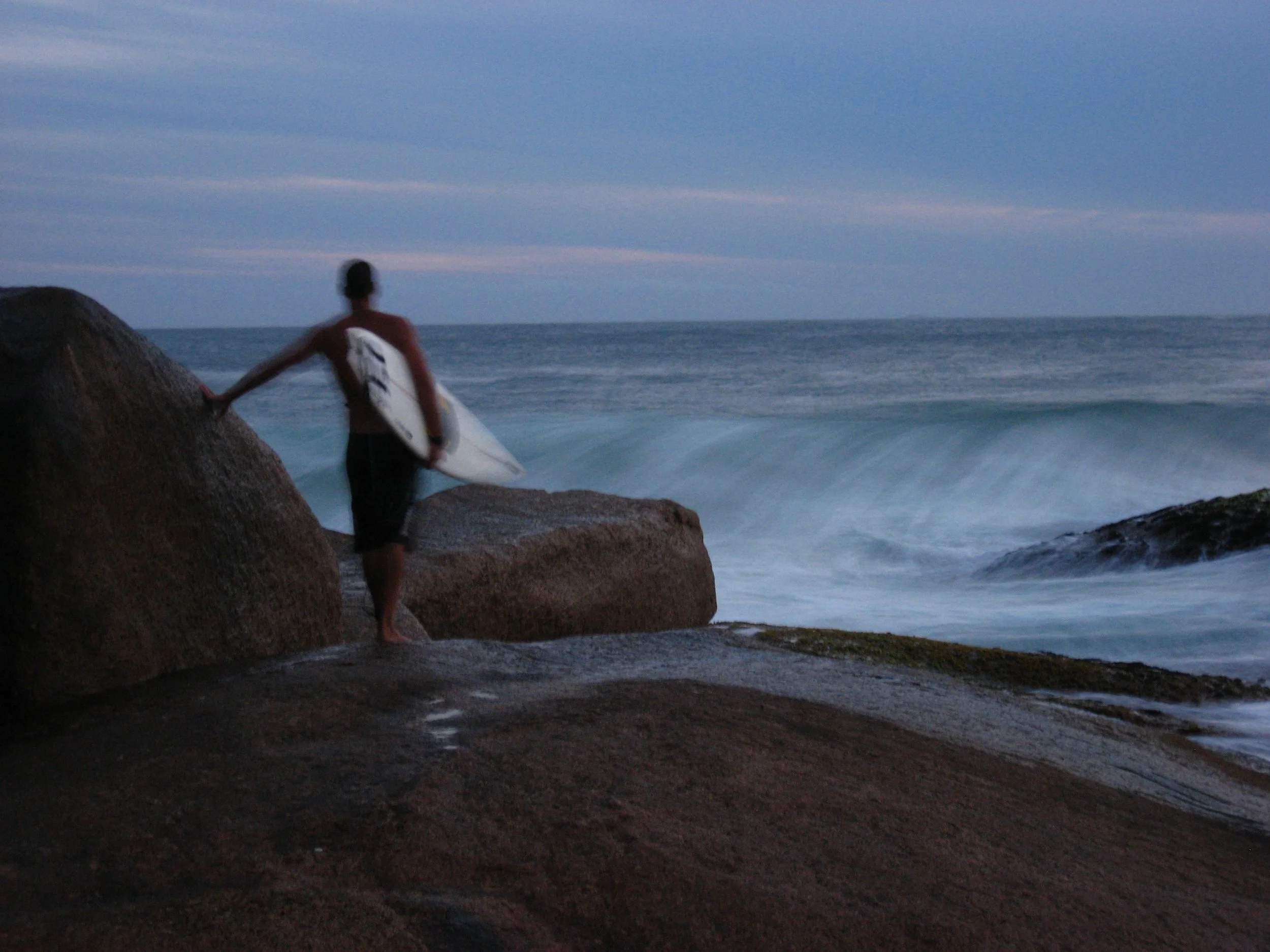 Brazil February 2008; Dusk Surfer 1.JPG