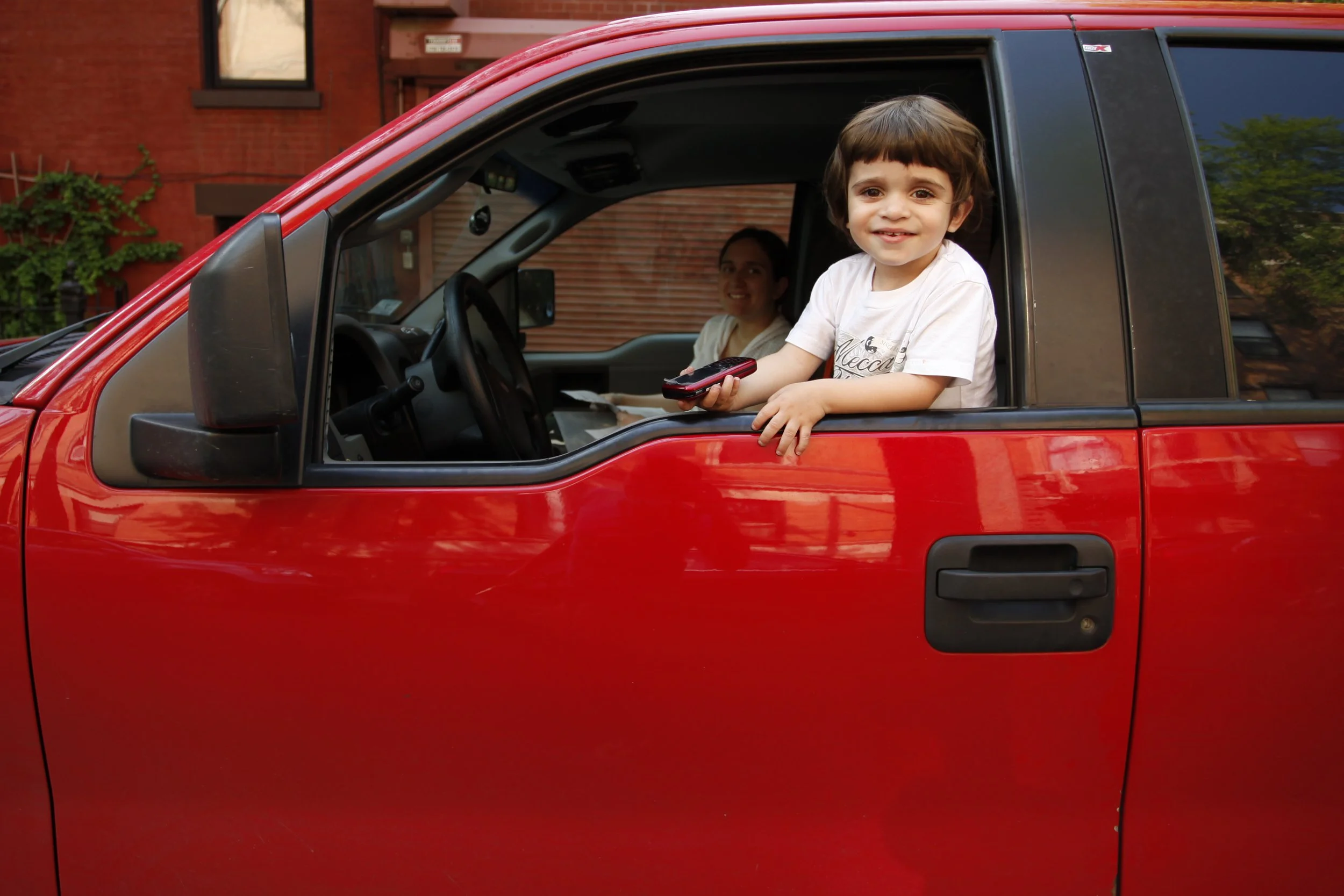Red Pickup Little Kid Photo by Vito Fun.jpg