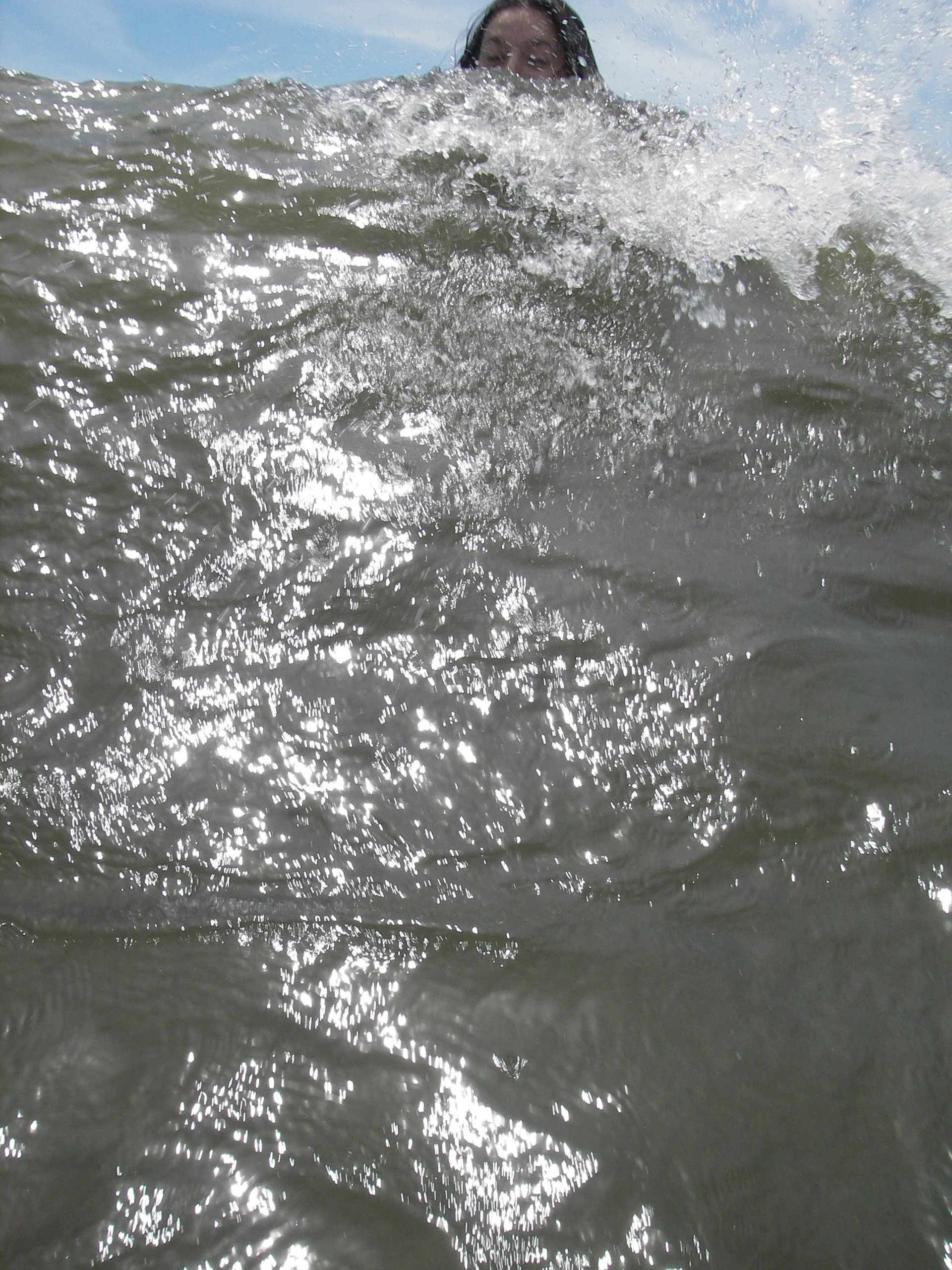 Fire Island Pines July 21st - 23rd, 2007; Jade Over A Wave.JPG