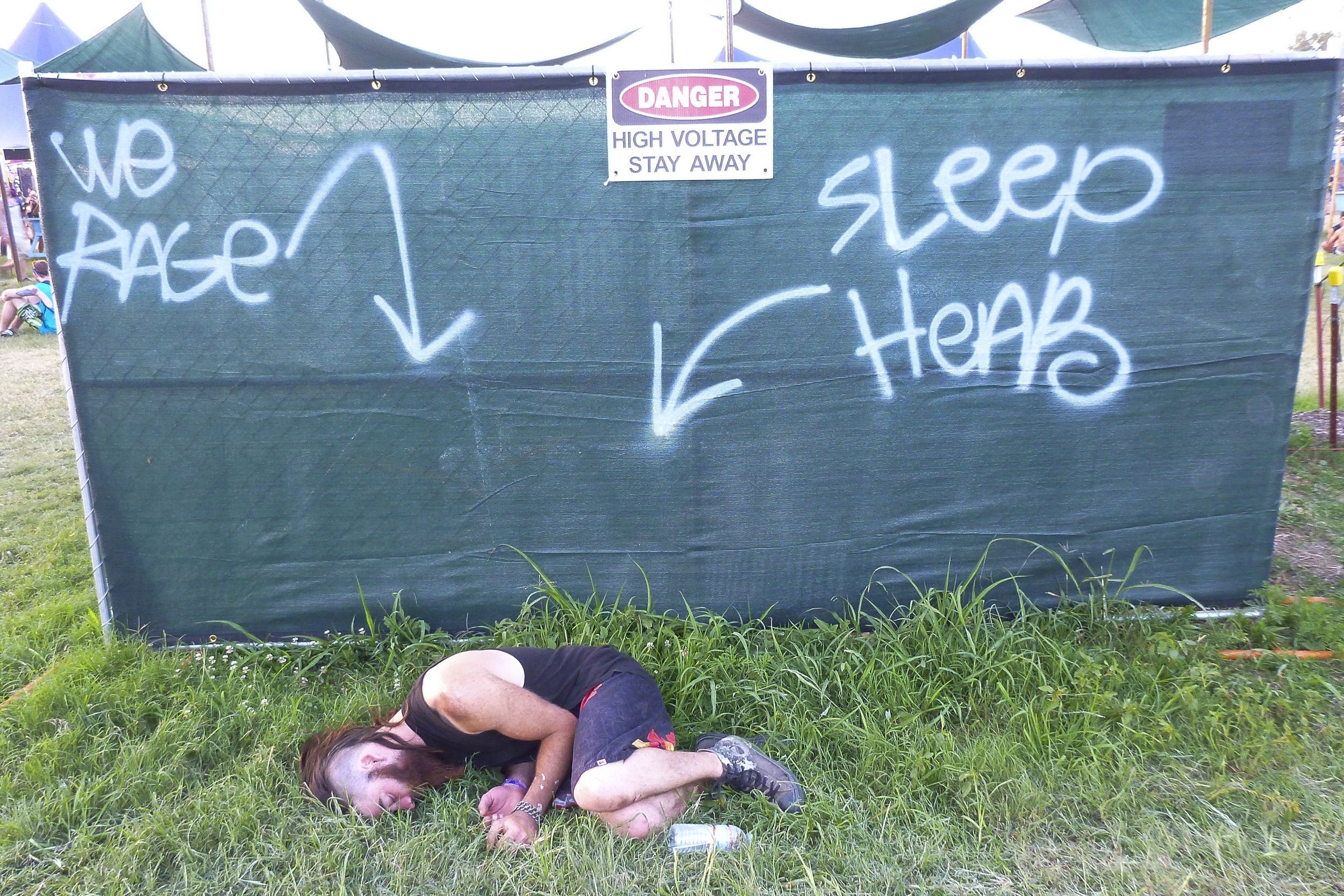 Bonnaroo 2012; Passed Out Dude.JPG