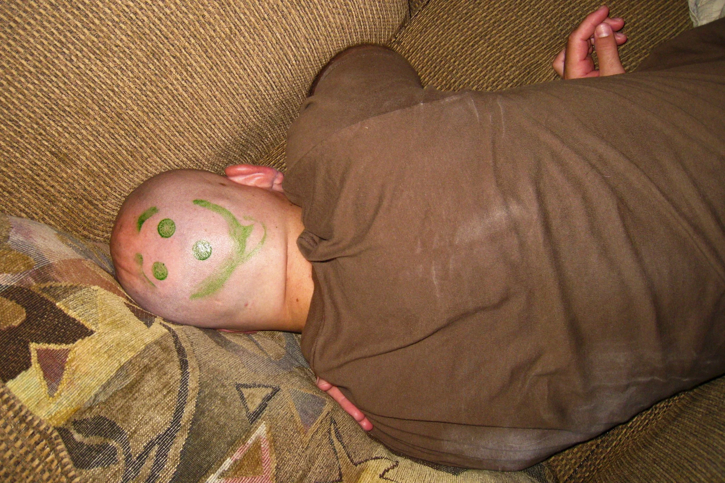 Fire Island Pines July 23rd - 24th 2008; House Party Drunk Bald Guy.JPG