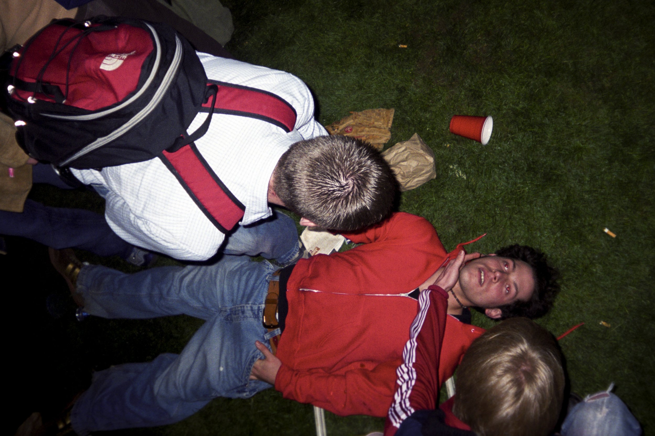 Nuclear Family Blestenation Show Vassar 24; Guy Passed Out.JPG