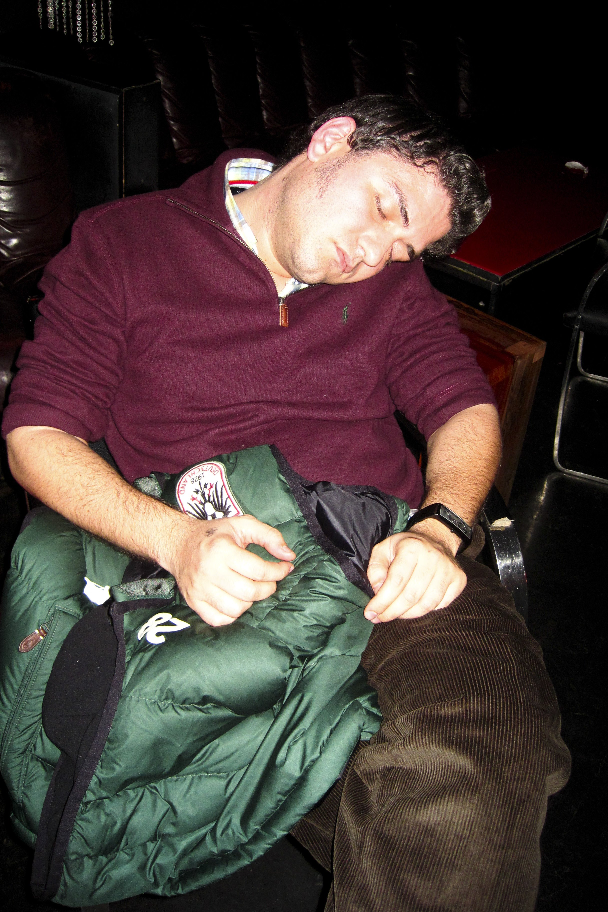 Sleeping Dude December 2009.JPG
