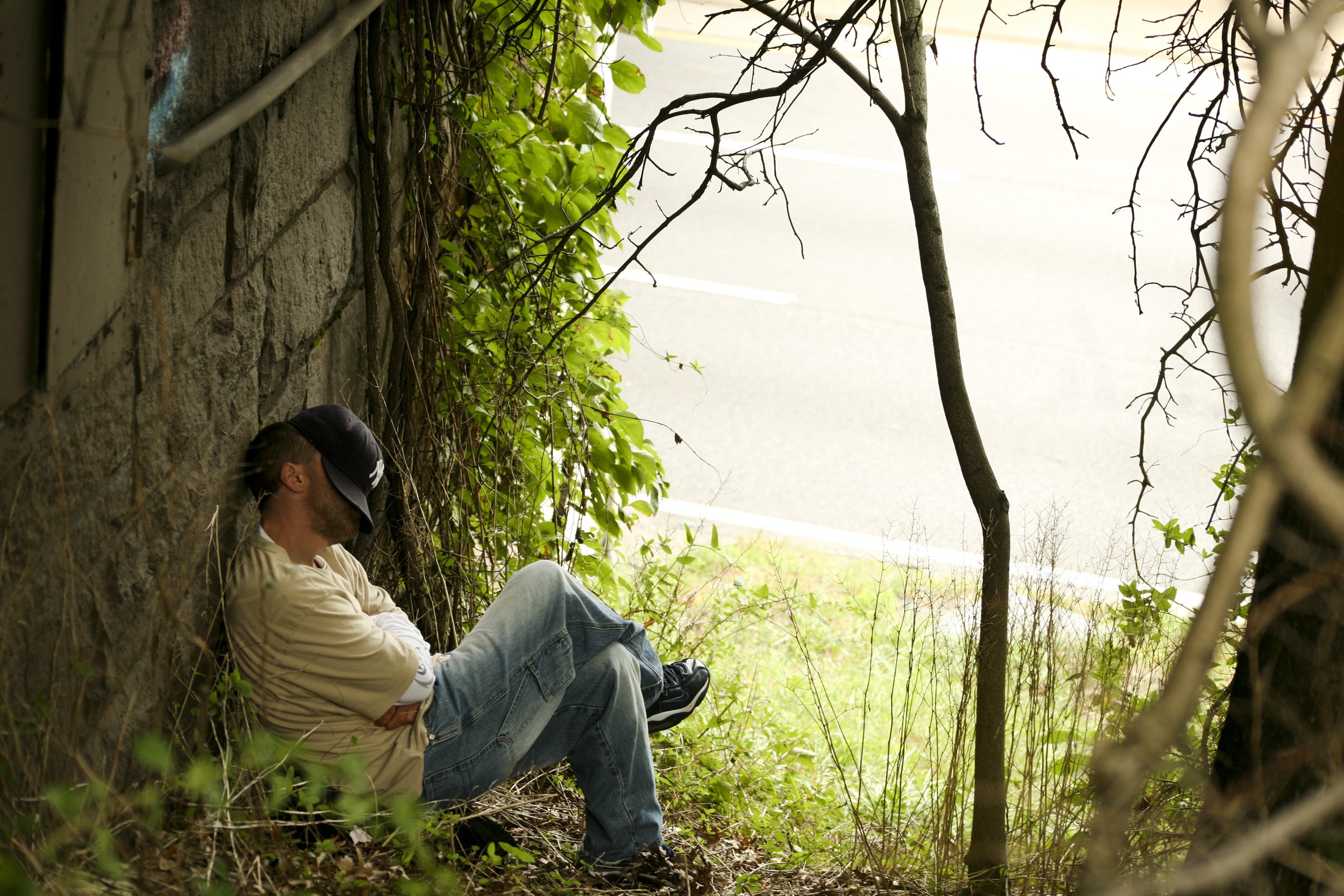 Sleeping By The Freeway.JPG