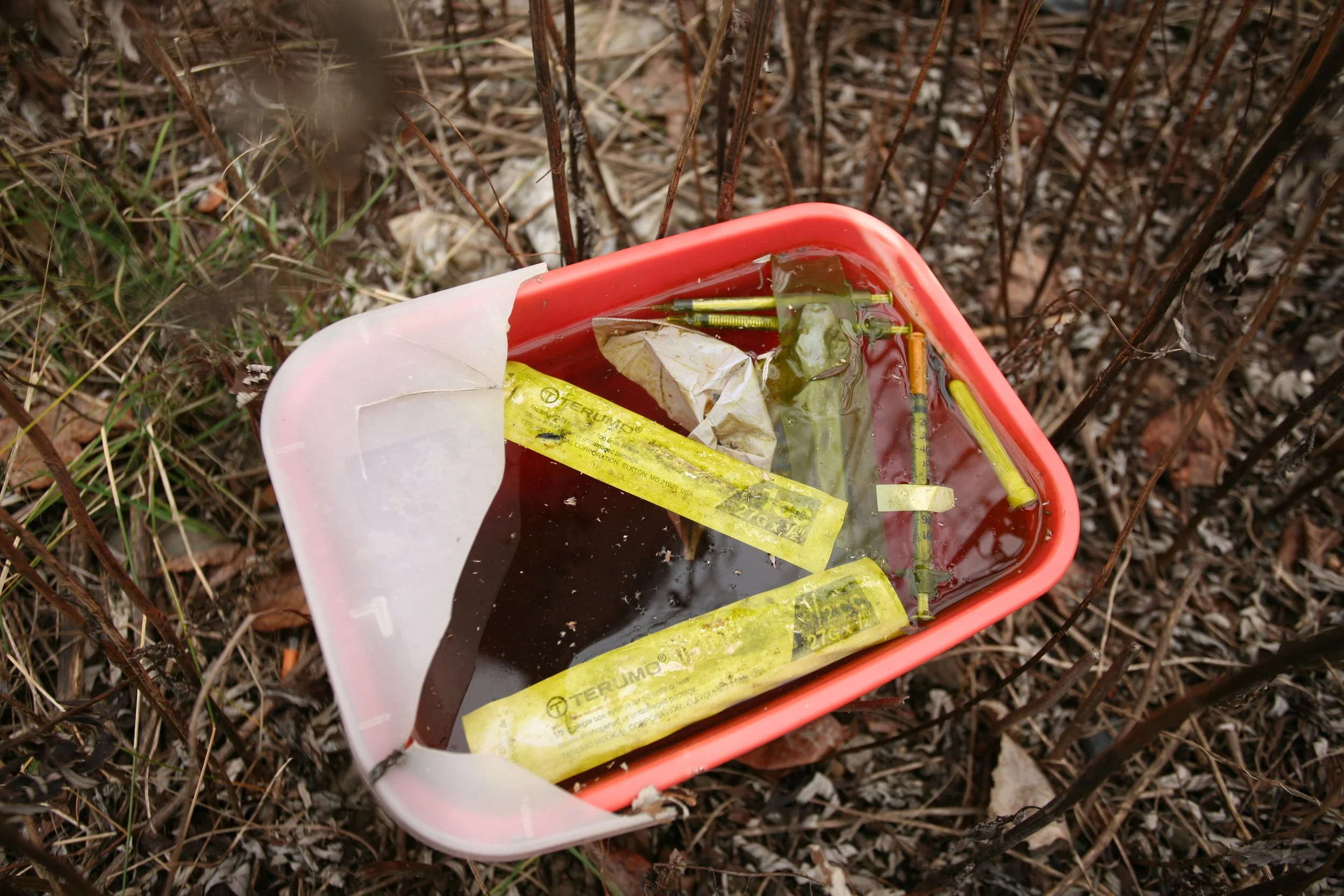 Batcave Graffiti; Biohazard Garbage.JPG