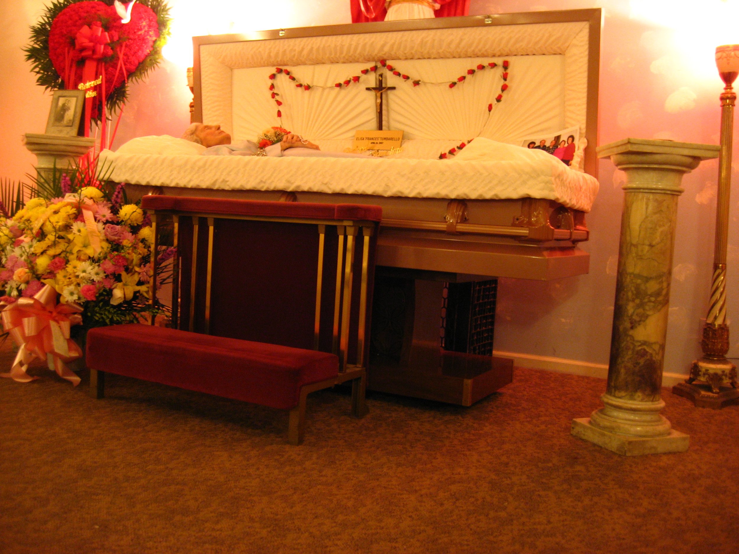 Grandmother RIP Funeral Casket Dead Photo by Vito Fun.JPG