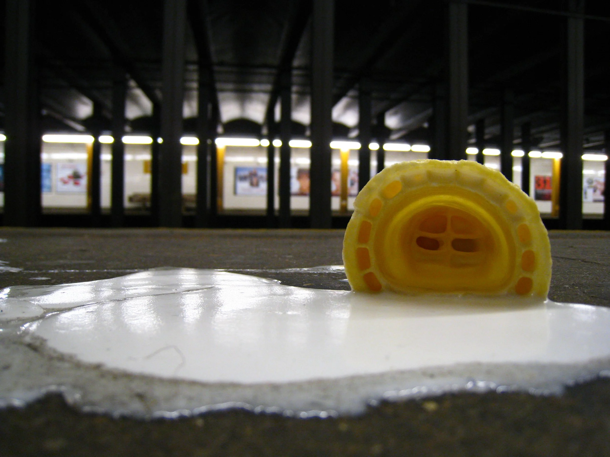 Ice Cream Cone Train Station Upside Down Streets.JPG