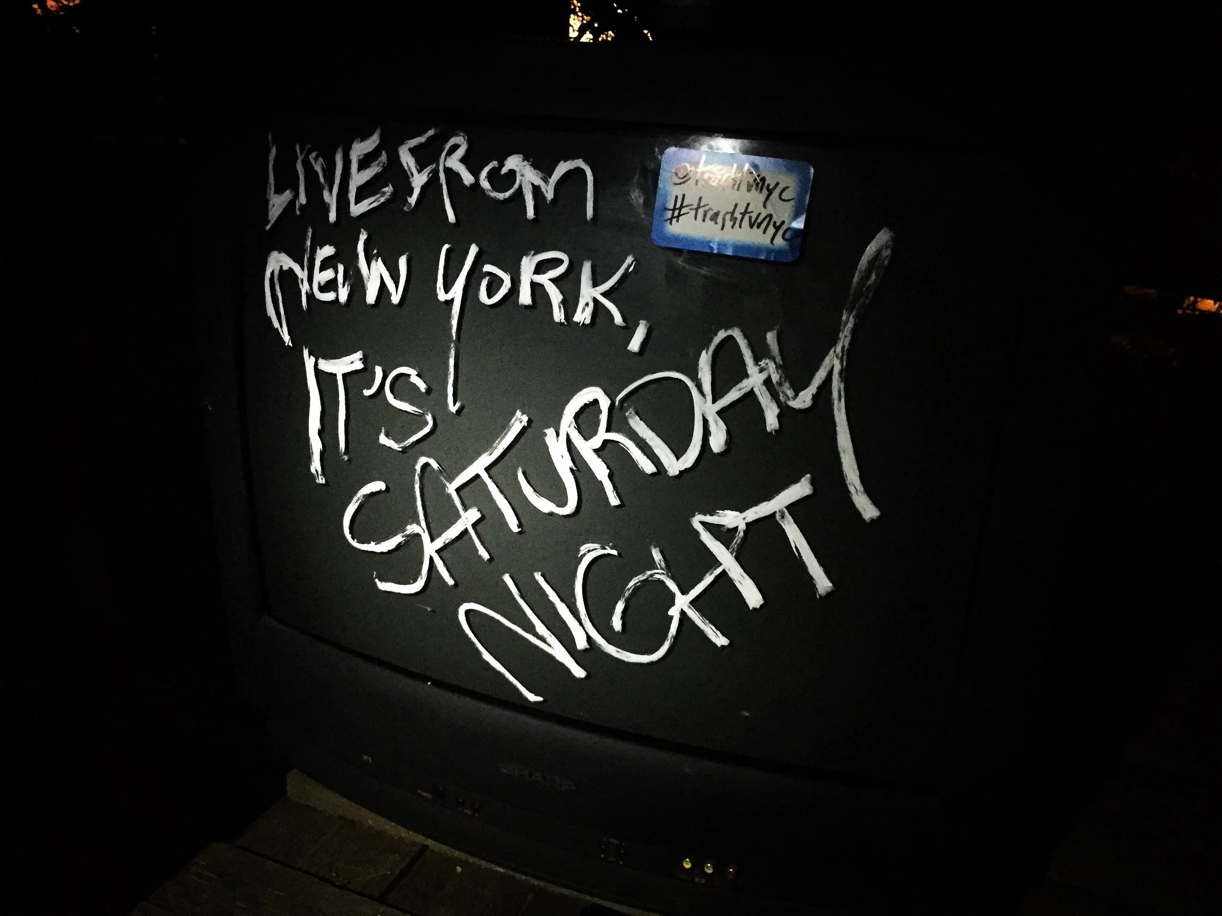 Trash TV NYC; SNL.JPG